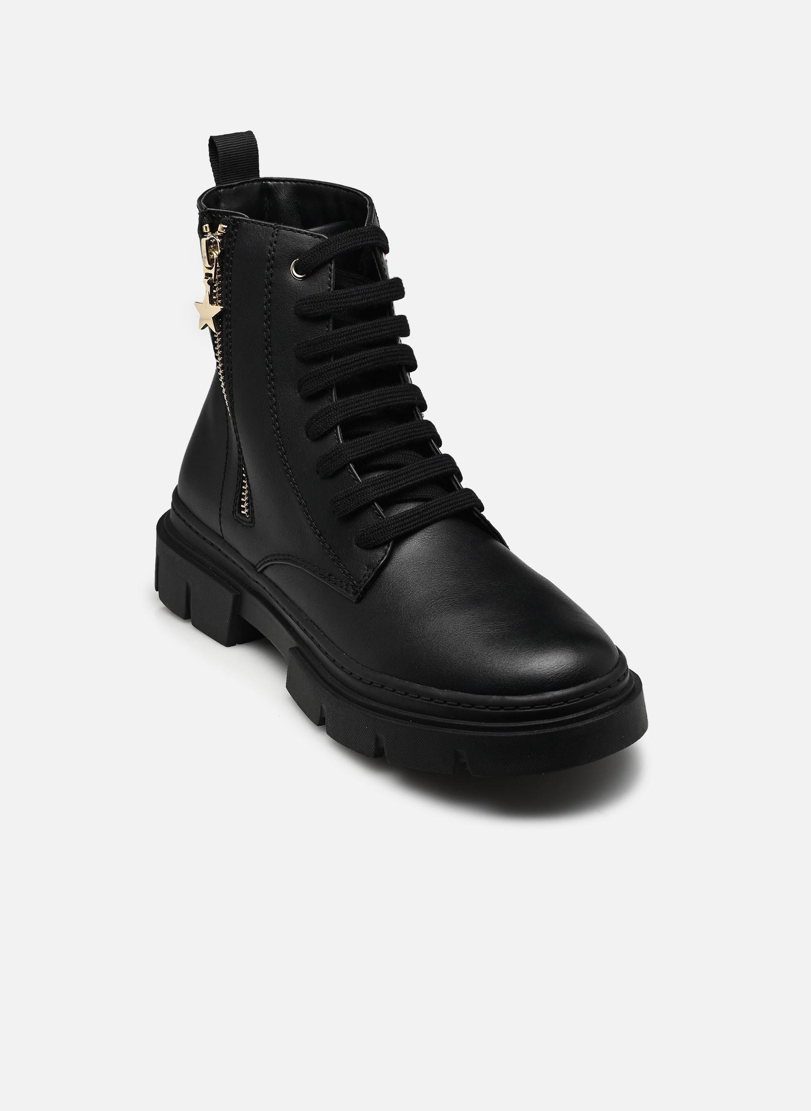 Enkellaarsjes J Karsyn Girl J660KA meisjes zwart Geox Enkellaarsjes J Karsyn Girl J660KA meisjes zwart BLACK