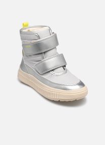 Bottines et bottes J Laquinny Girl B AB fille argent Geox Bottines et bottes J Laquinny Girl B AB fille argent SILVER/FLUO YELLOW