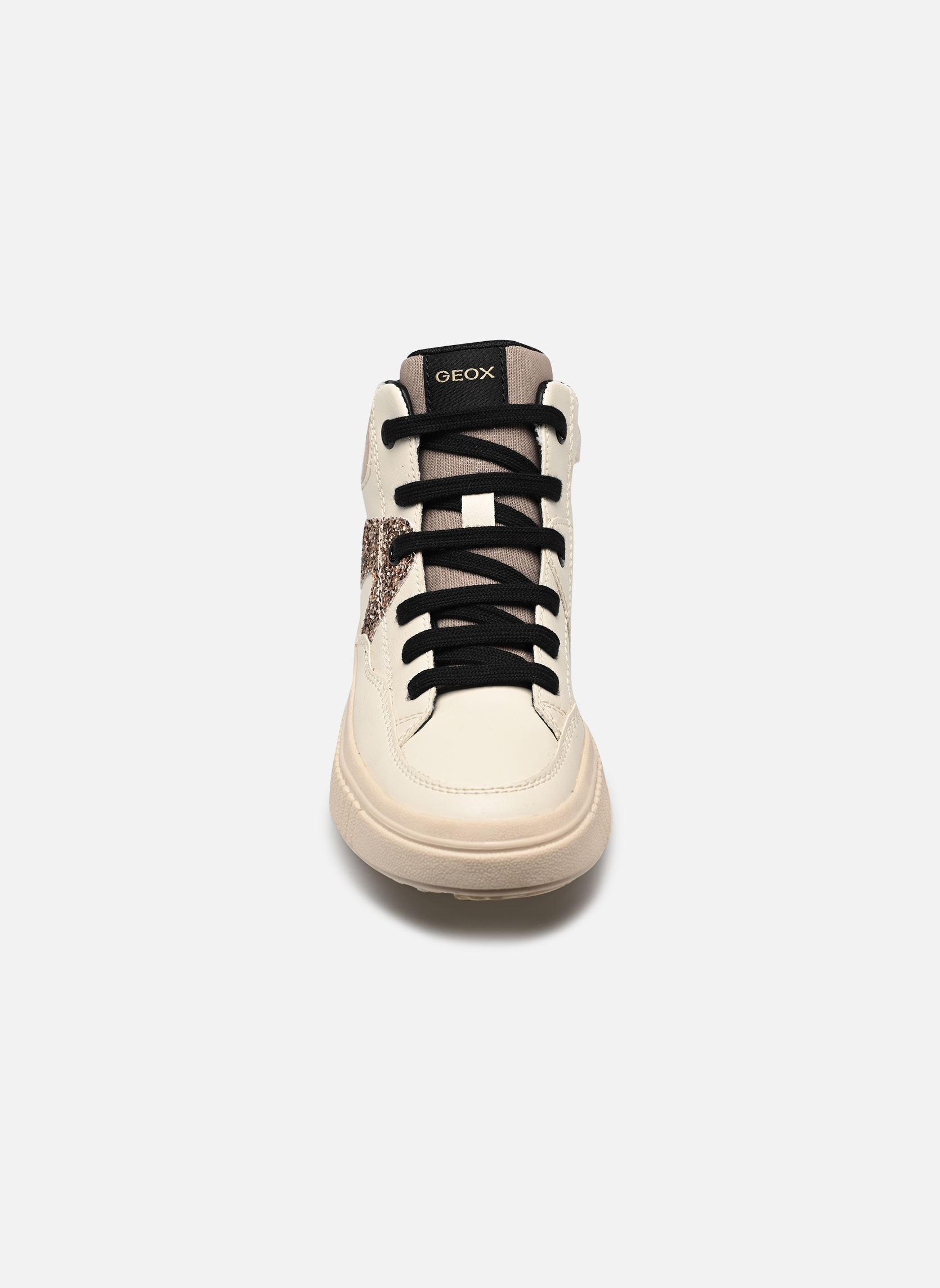 Baskets hautes J Laquinny Girl J66M3D fille beige Geox Baskets hautes J Laquinny Girl J66M3D fille beige LT IVORY/LT BRONZE