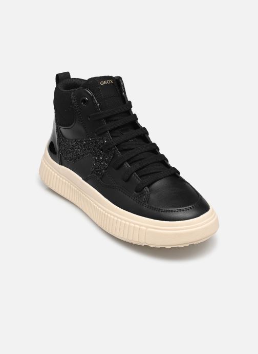 Geox Baskets hautes J Laquinny Girl J66M3D fille noir