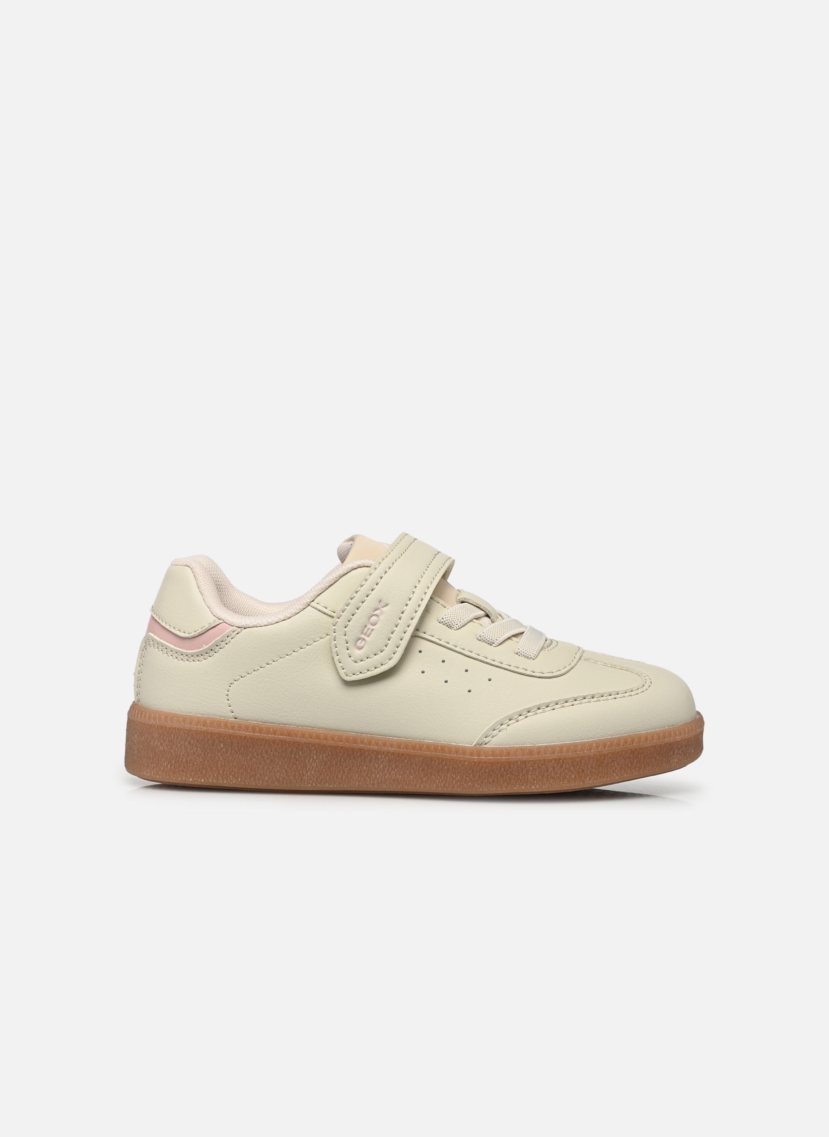 Niedrige Sneaker J New Emberlix Girl mädchen weiß Geox Niedrige Sneaker J New Emberlix Girl mädchen weiß LT IVORY/LT ROSE