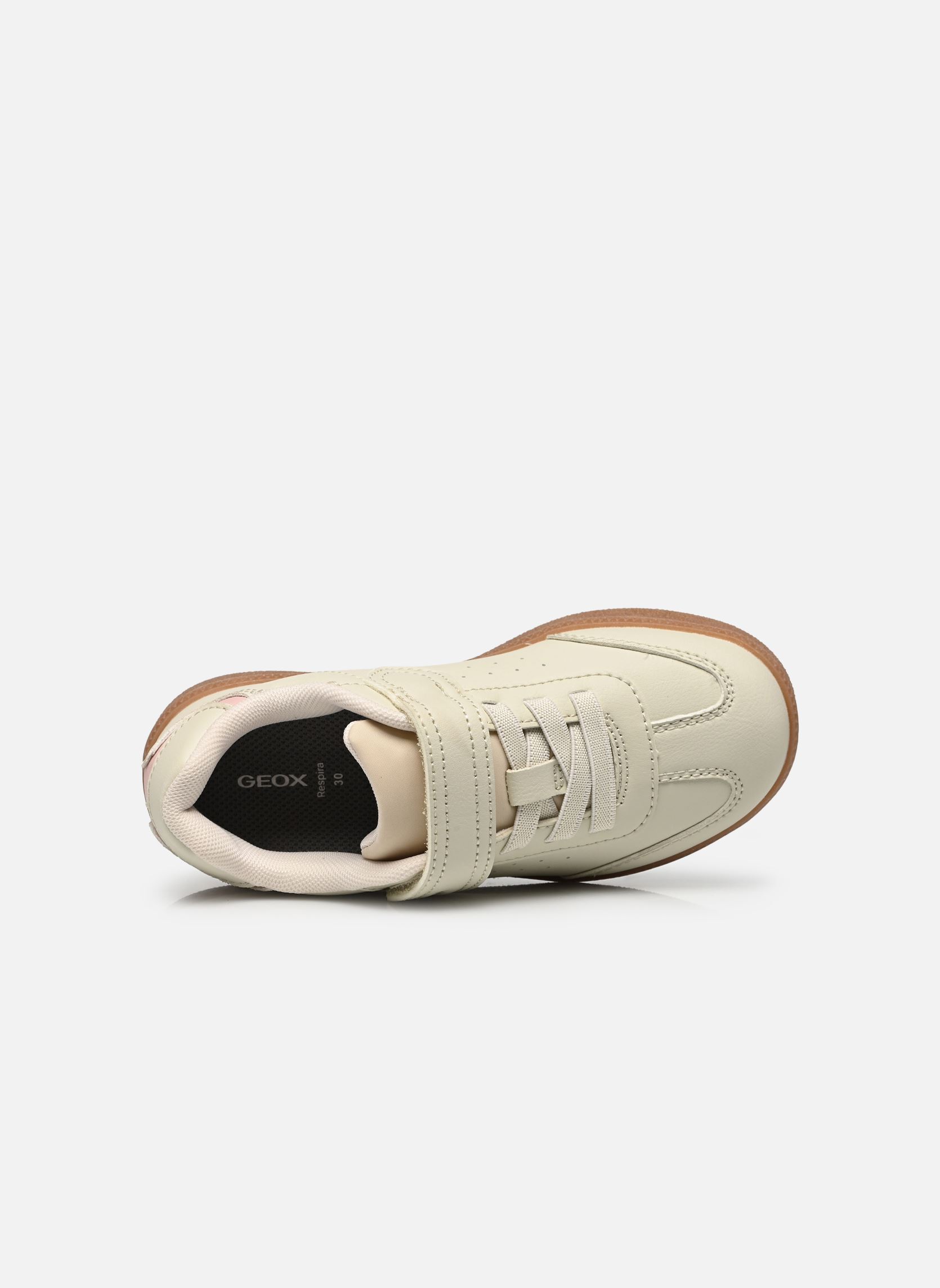 Niedrige Sneaker J New Emberlix Girl mädchen weiß Geox Niedrige Sneaker J New Emberlix Girl mädchen weiß LT IVORY/LT ROSE