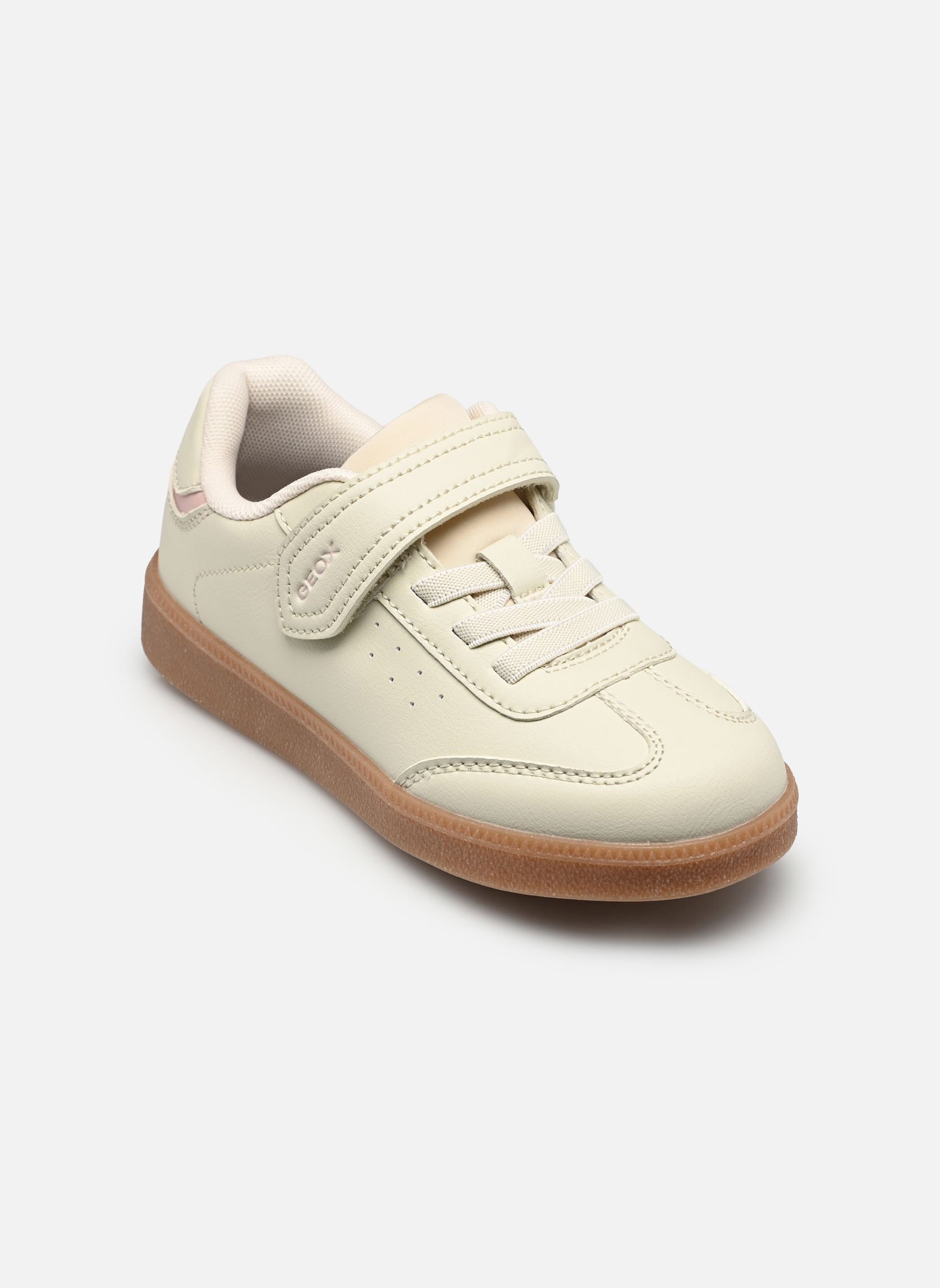 Niedrige Sneaker J New Emberlix Girl mädchen weiß Geox Niedrige Sneaker J New Emberlix Girl mädchen weiß LT IVORY/LT ROSE