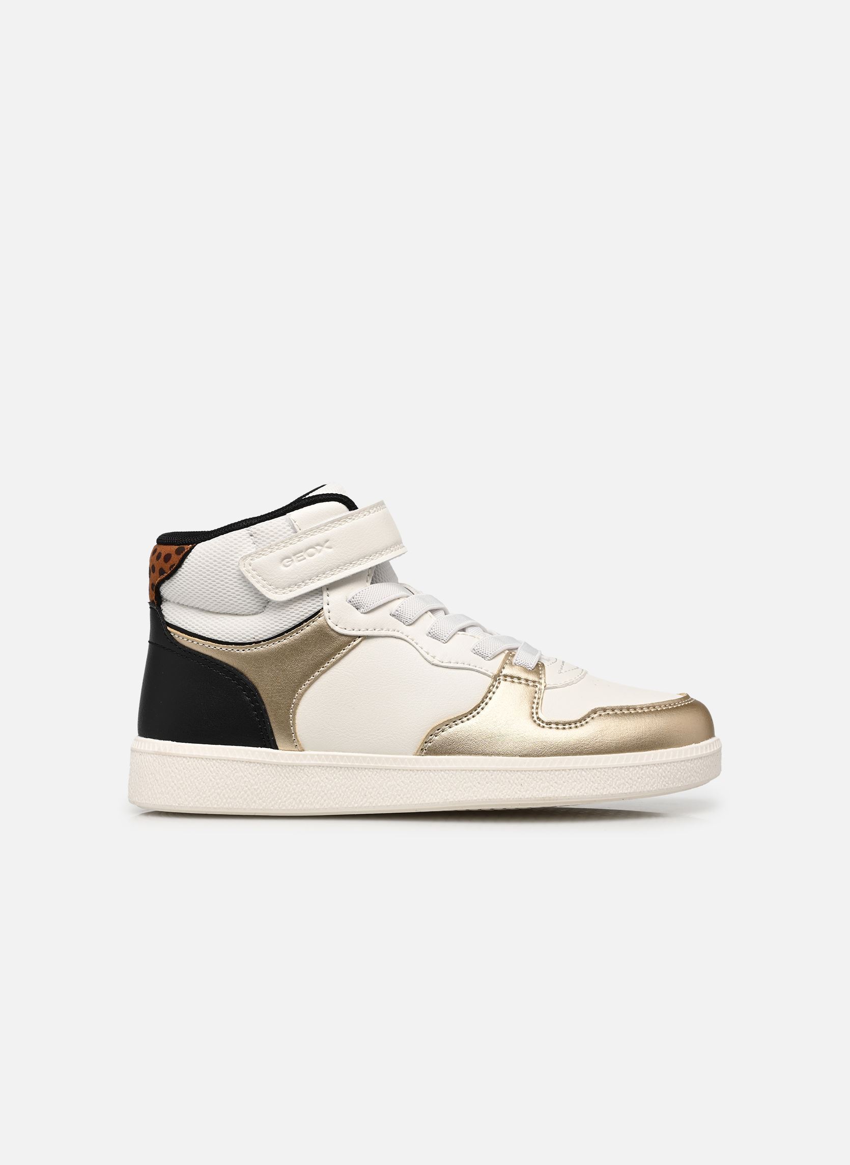 Niedrige Sneaker J New Emberlix Girl mädchen weiß Geox Niedrige Sneaker J New Emberlix Girl mädchen weiß WHITE/LT GOLD
