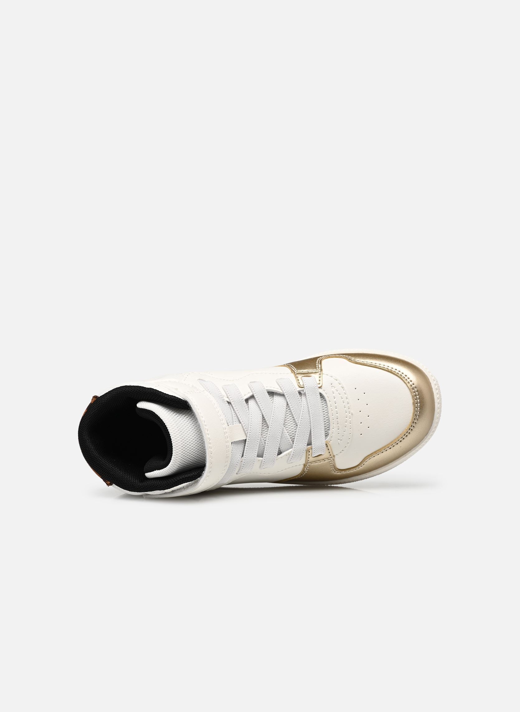 Niedrige Sneaker J New Emberlix Girl mädchen weiß Geox Niedrige Sneaker J New Emberlix Girl mädchen weiß WHITE/LT GOLD