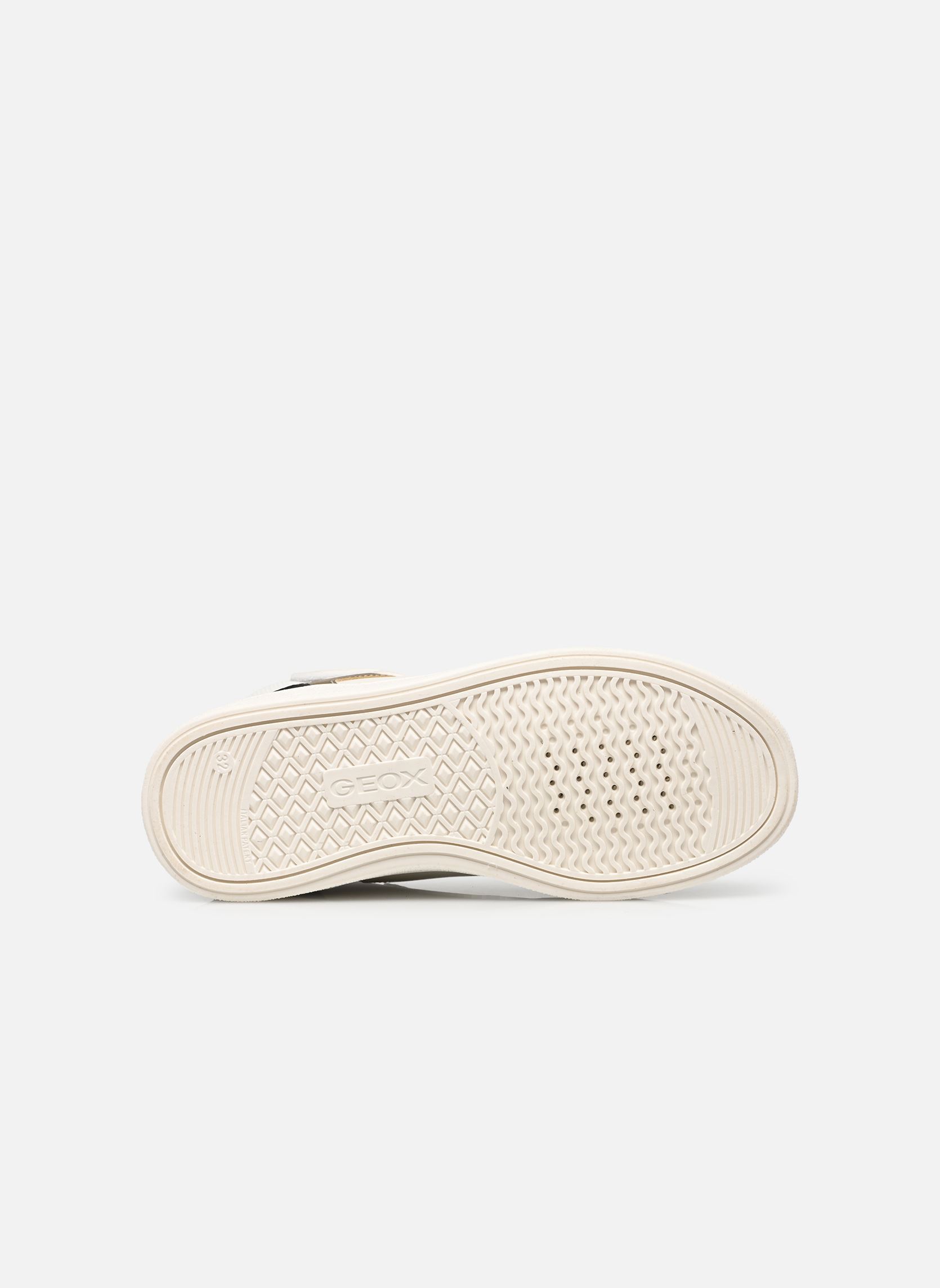 Niedrige Sneaker J New Emberlix Girl mädchen weiß Geox Niedrige Sneaker J New Emberlix Girl mädchen weiß WHITE/LT GOLD