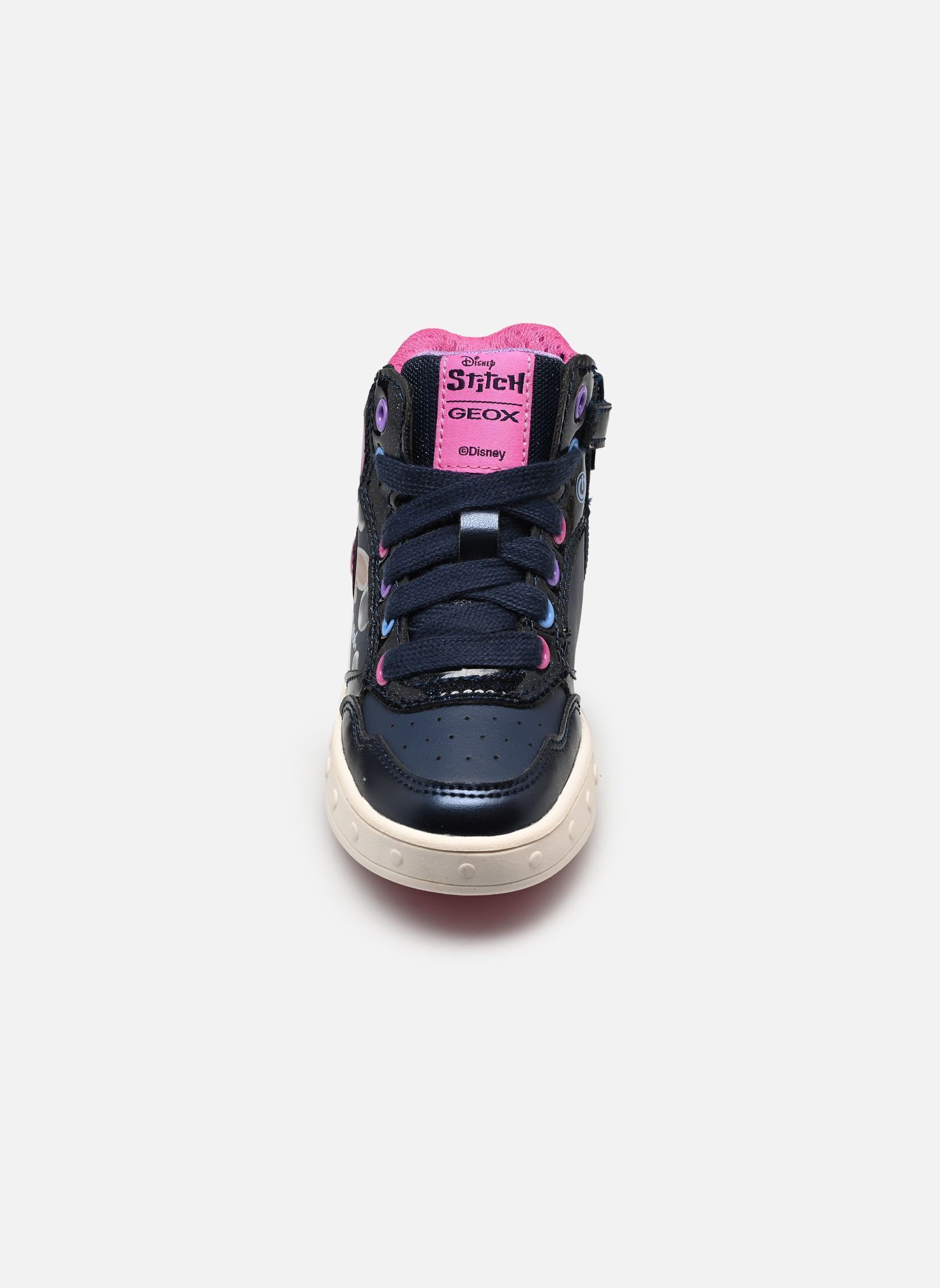 Knöchelhohe Sneaker J Skylin Girl J668WE mädchen blau Geox Knöchelhohe Sneaker J Skylin Girl J668WE mädchen blau NAVY/FUCHSIA
