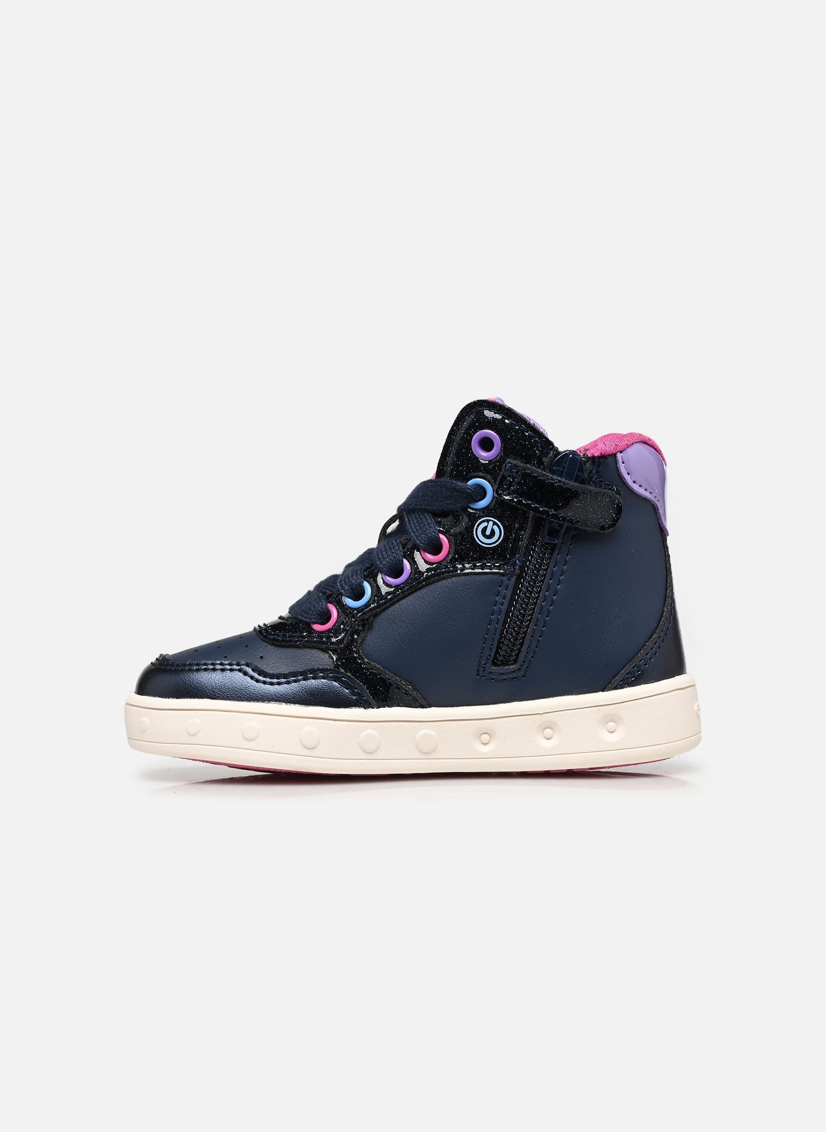 Knöchelhohe Sneaker J Skylin Girl J668WE mädchen blau Geox Knöchelhohe Sneaker J Skylin Girl J668WE mädchen blau NAVY/FUCHSIA