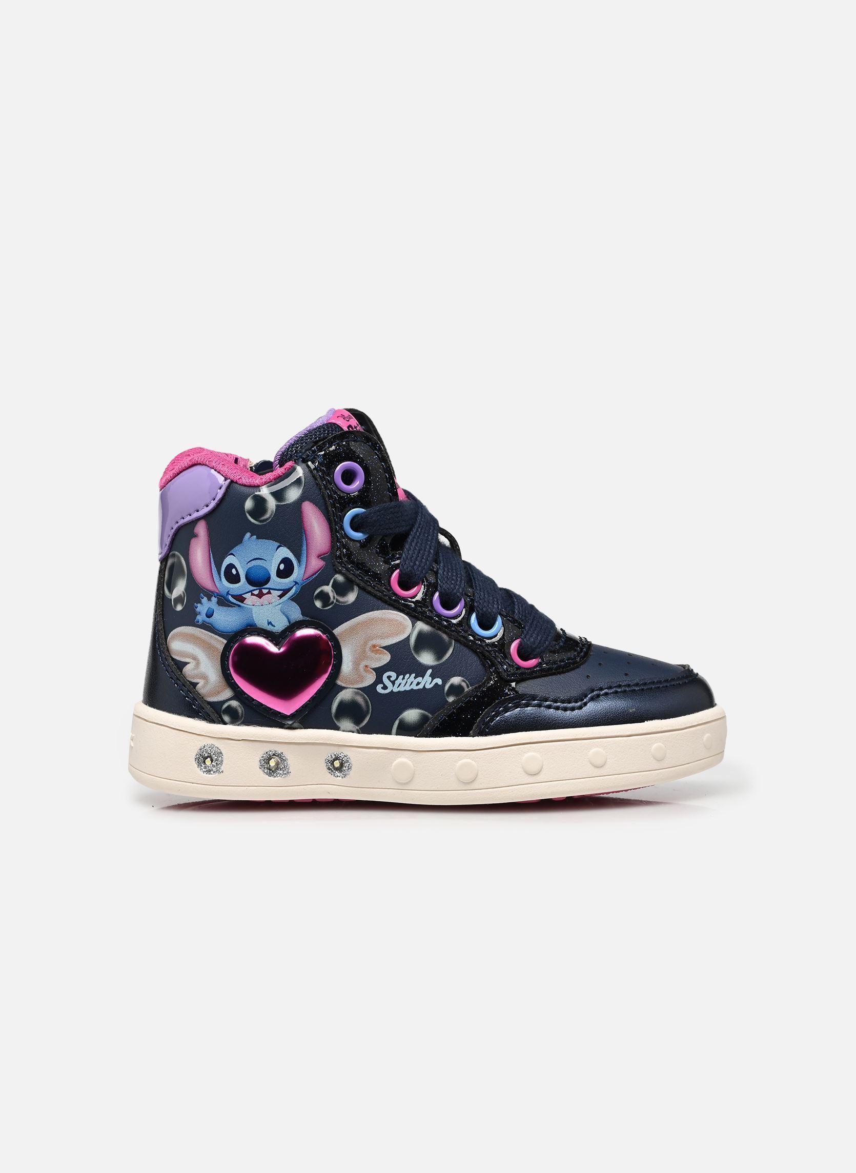 Knöchelhohe Sneaker J Skylin Girl J668WE mädchen blau Geox Knöchelhohe Sneaker J Skylin Girl J668WE mädchen blau NAVY/FUCHSIA