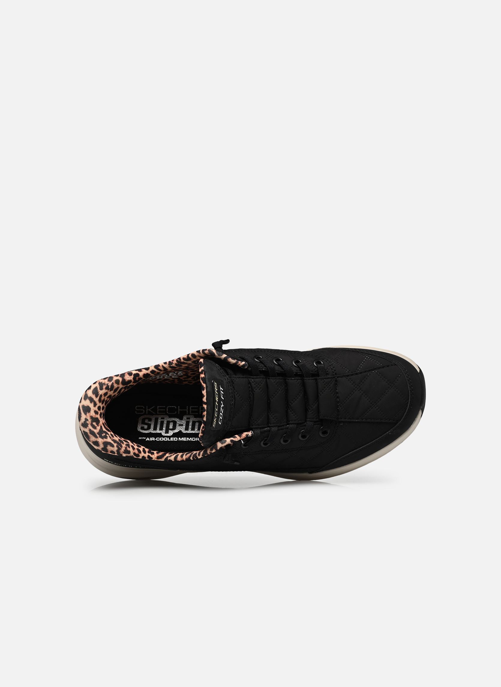 Baskets SLIP-INS Contour Foam - Leo D femme noir Skechers Baskets SLIP-INS Contour Foam - Leo D femme noir BLK