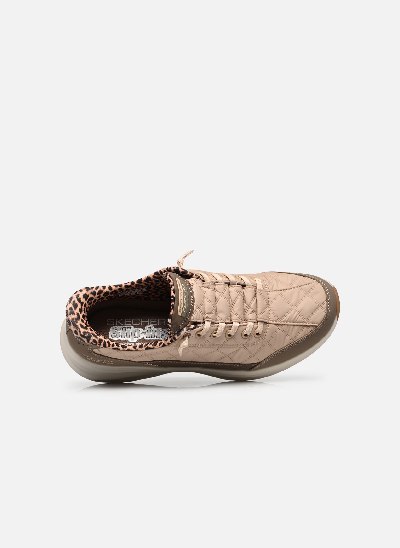 Baskets SLIP-INS Contour Foam - Leo D femme beige Skechers Baskets SLIP-INS Contour Foam - Leo D femme beige BRN