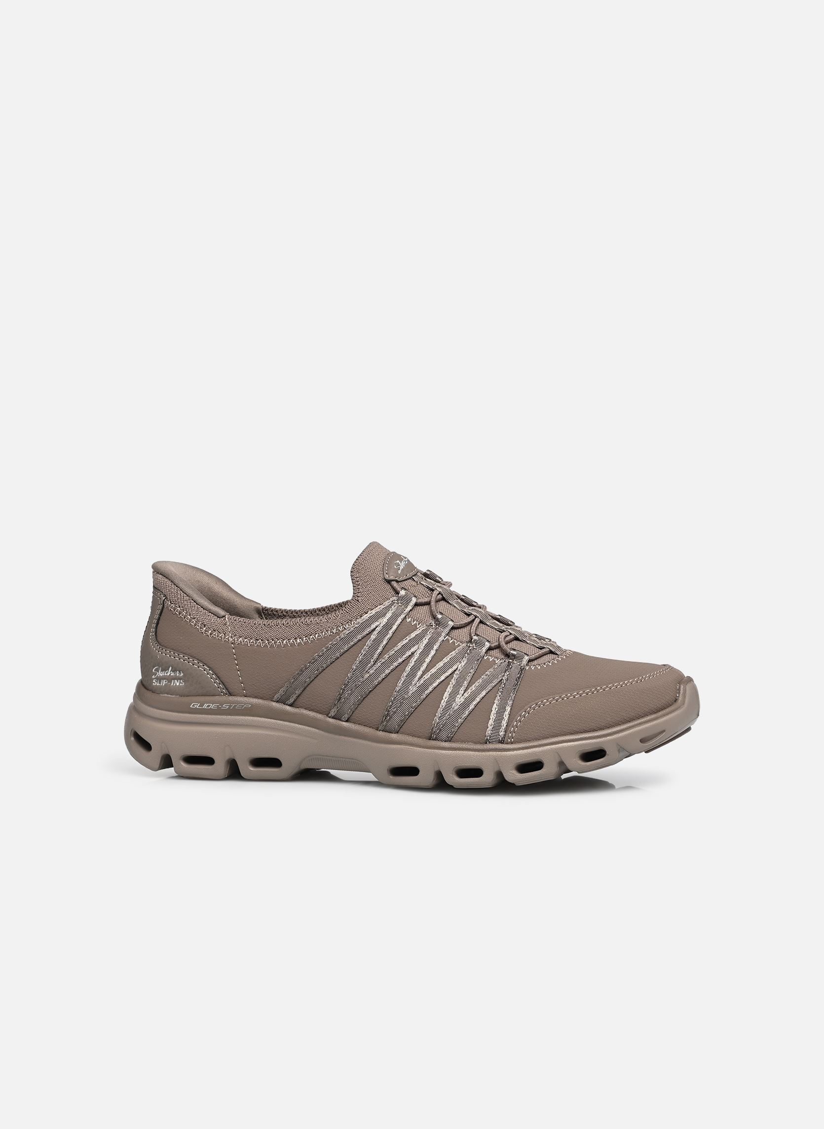 Baskets SLIP-INS Glide-Step Comfort femme marron Skechers Baskets SLIP-INS Glide-Step Comfort femme marron DKTP