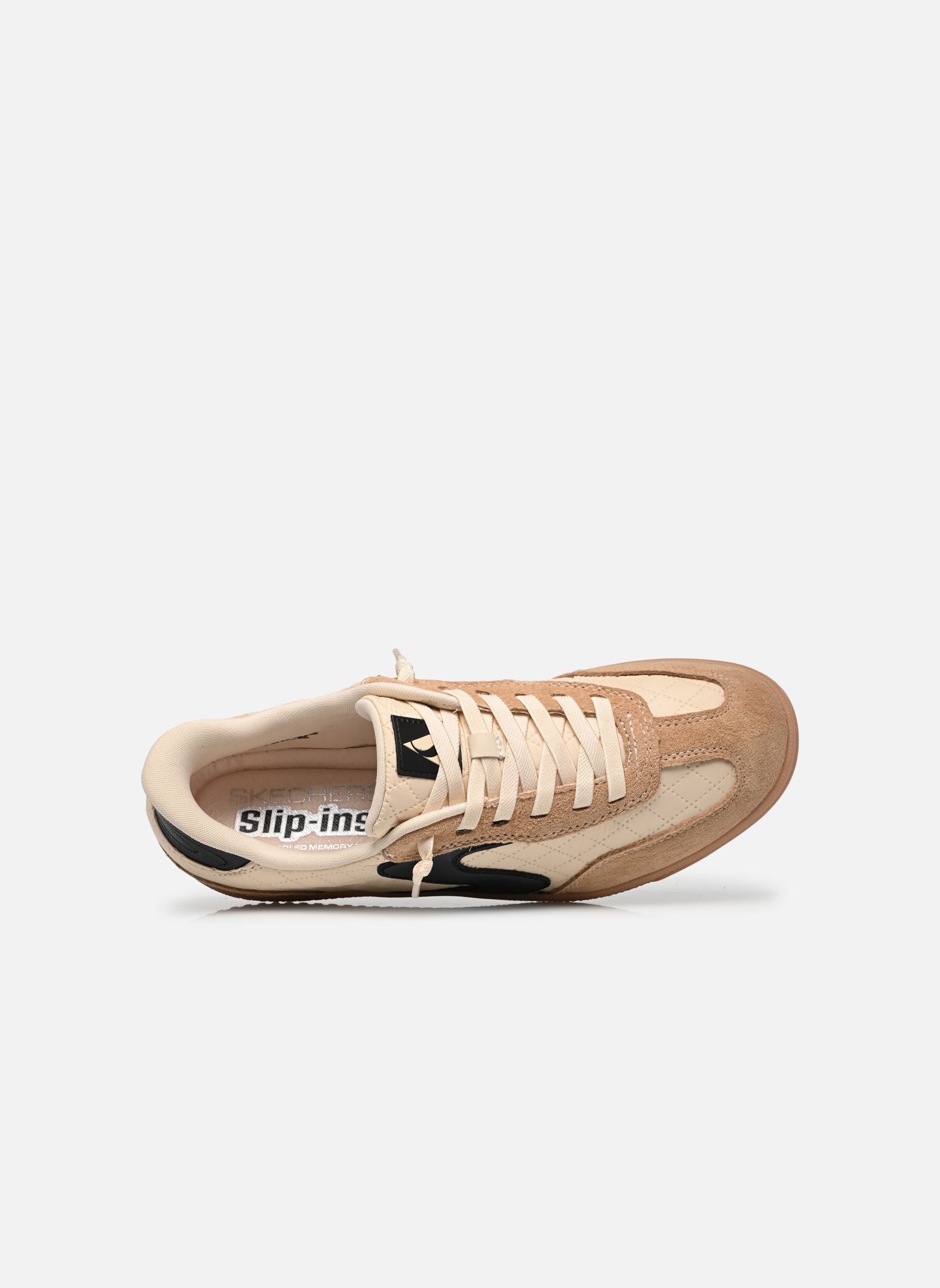 Baskets SLIP-INS Hotshot - Soft Luxe femme beige Skechers Baskets SLIP-INS Hotshot - Soft Luxe femme beige NTBK
