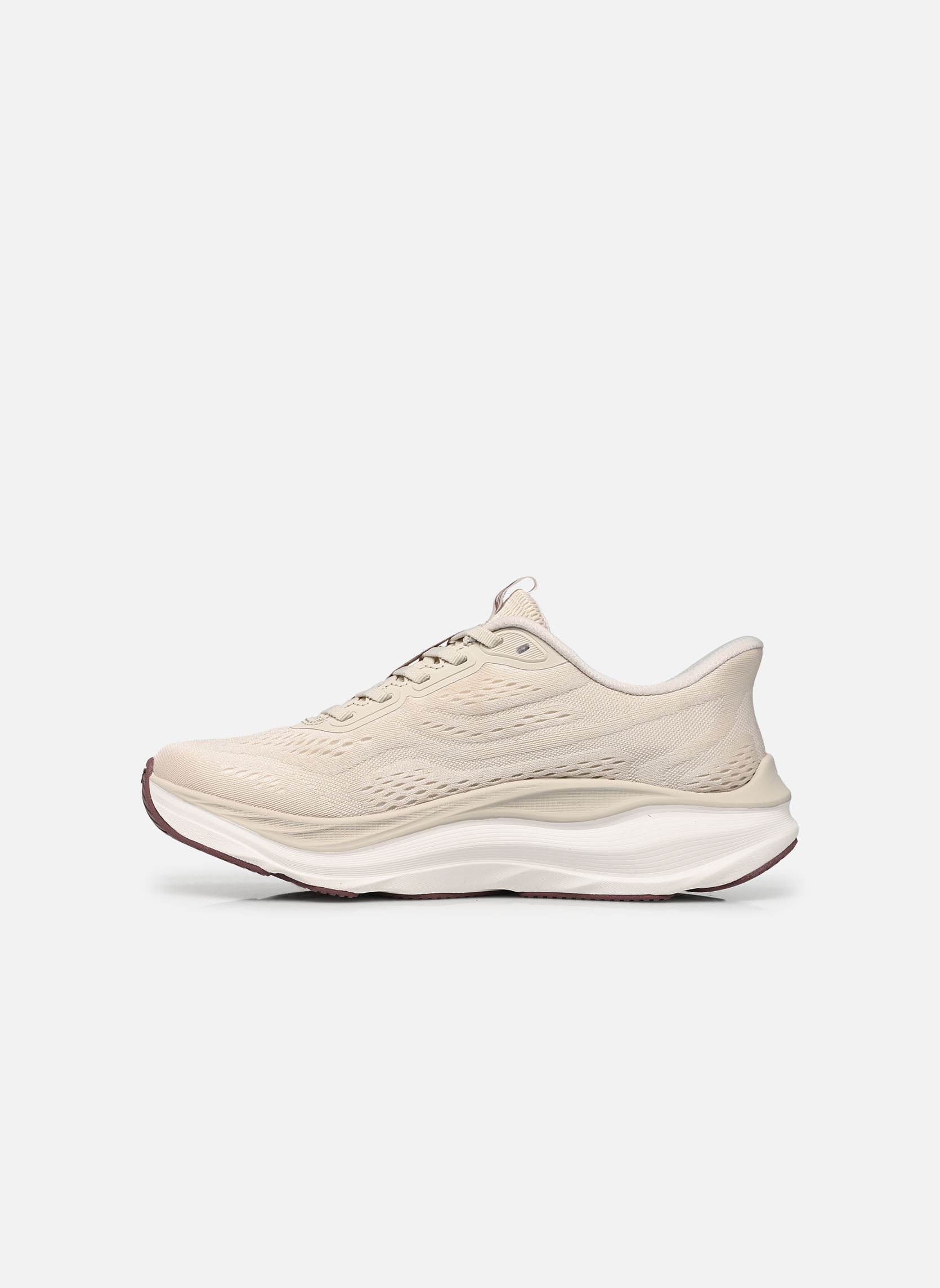 Baskets SLIP-INS MAX RUN femme beige Skechers Baskets SLIP-INS MAX RUN femme beige NAT