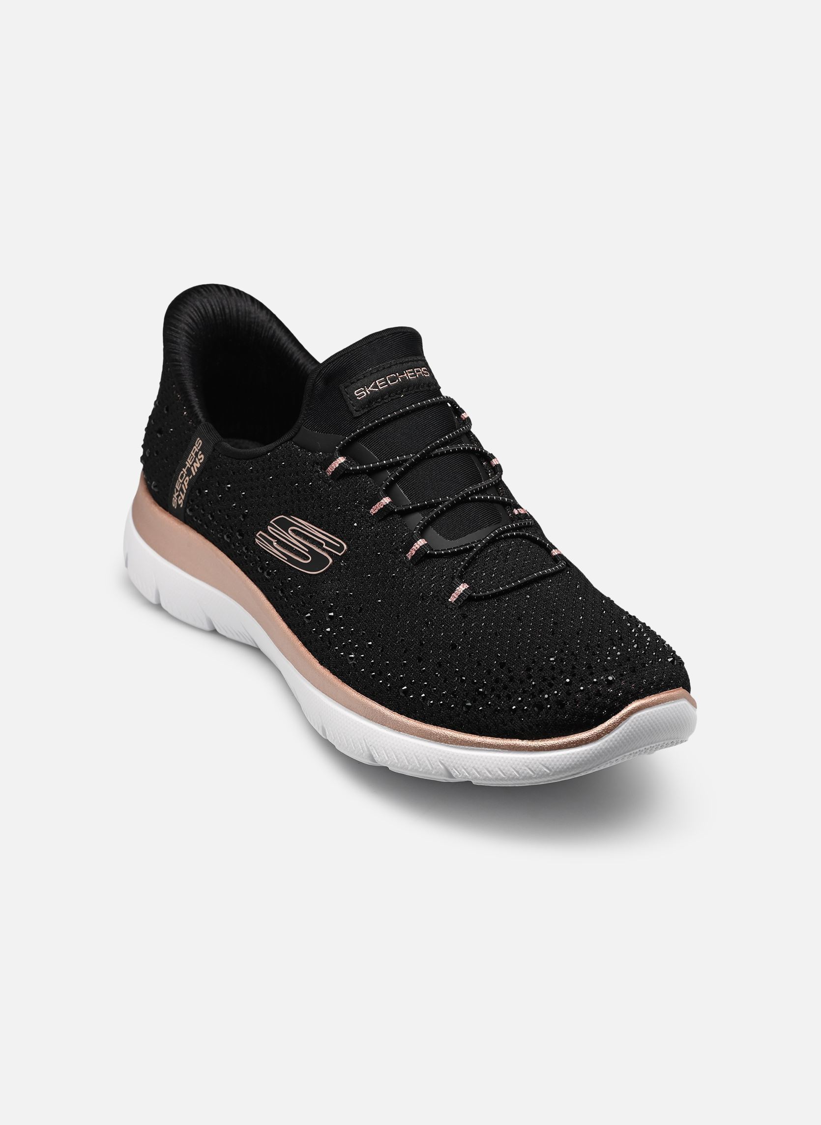 Baskets SLIP-INS Summits - Brilliant femme noir Skechers Baskets SLIP-INS Summits - Brilliant femme noir BKRG