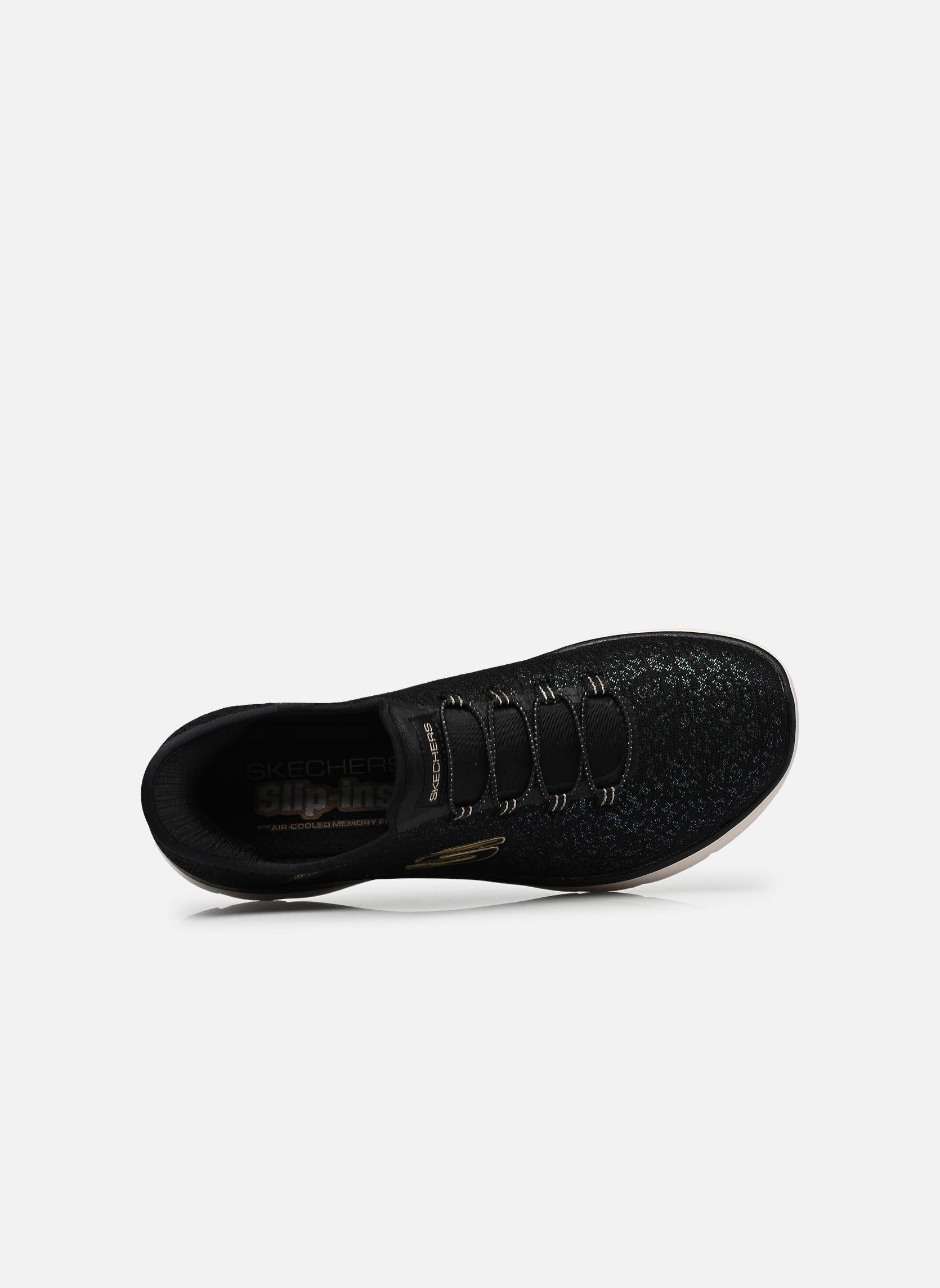 Baskets SLIP-INS Summits - Lunar Glow femme noir Skechers Baskets SLIP-INS Summits - Lunar Glow femme noir BKGD