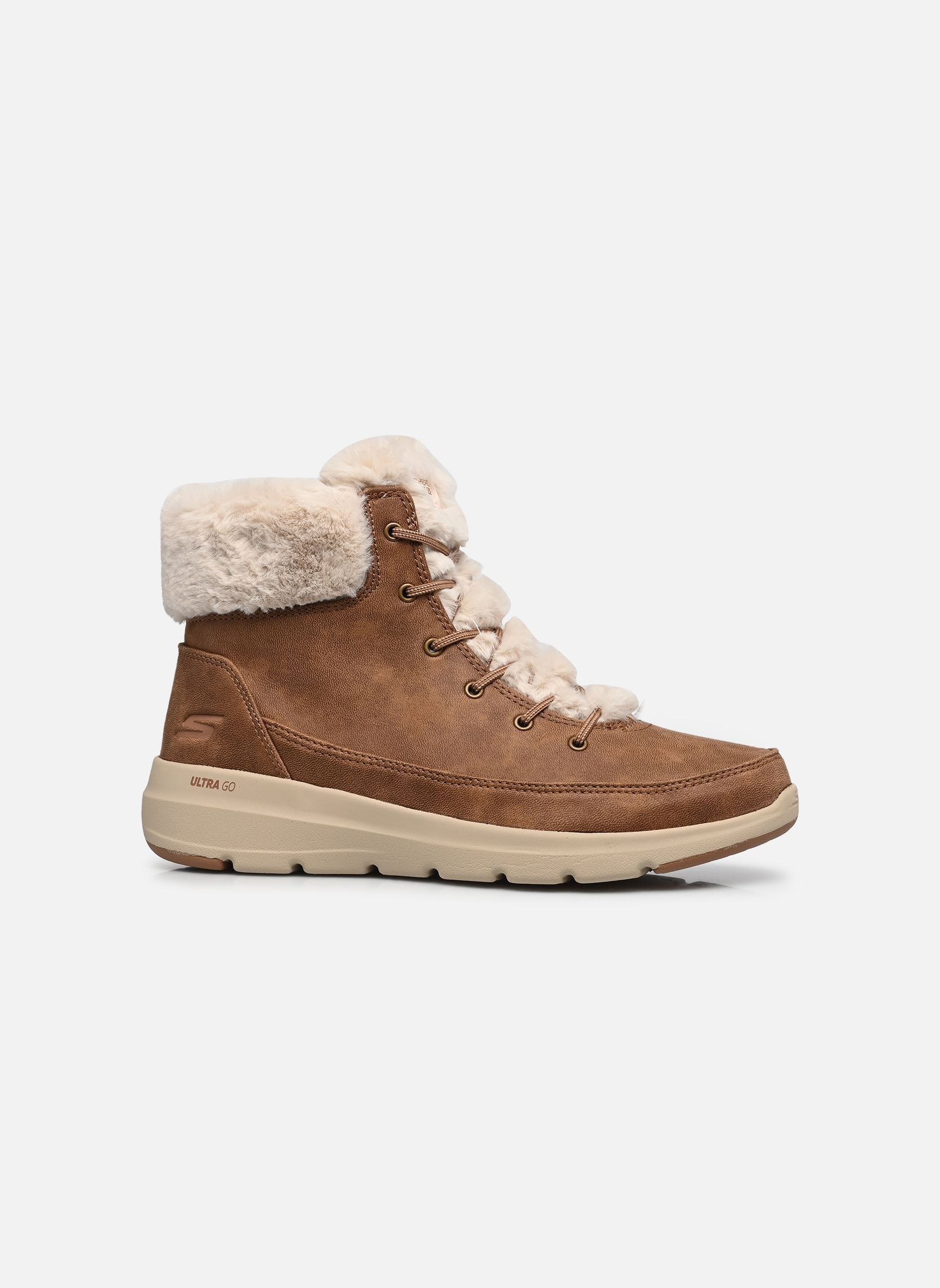 Bottines fourrées Glacial Ultra - Wonderland femme marron Skechers Bottines fourrées Glacial Ultra - Wonderland femme marron CSNT