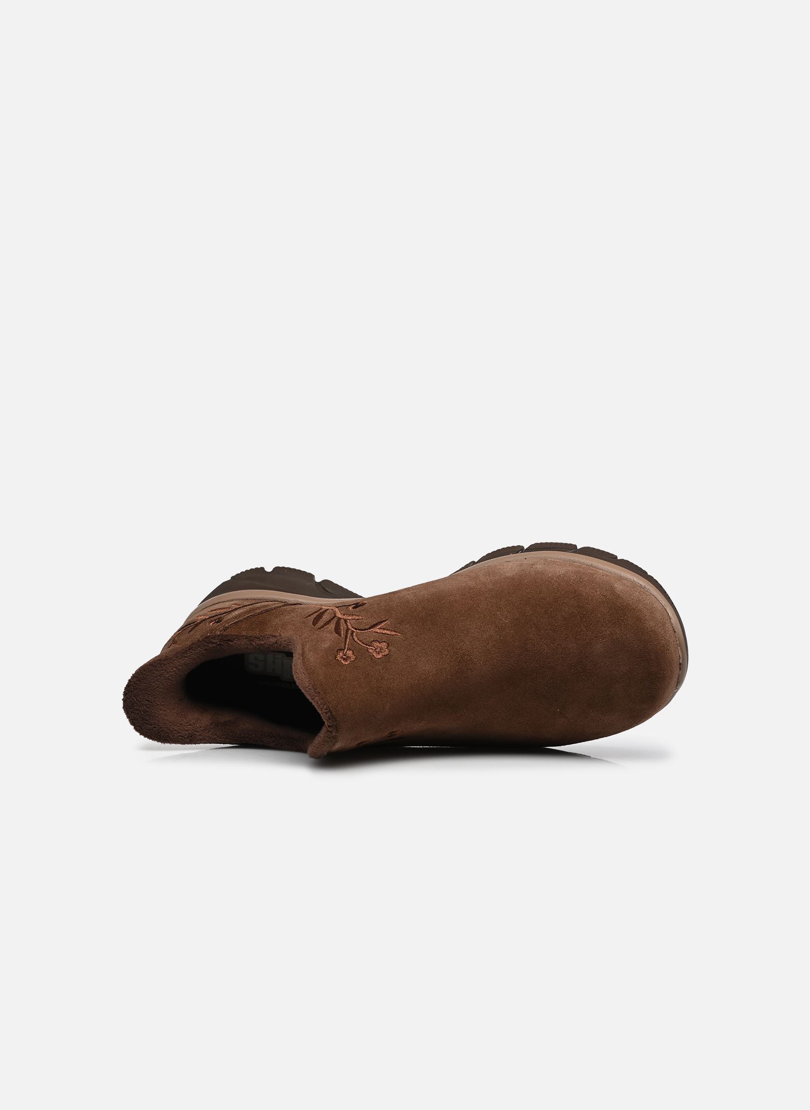 Bottines et boots SLIP-INS Easy Going - Floral femme marron Skechers Bottines et boots SLIP-INS Easy Going - Floral femme marron CHOC