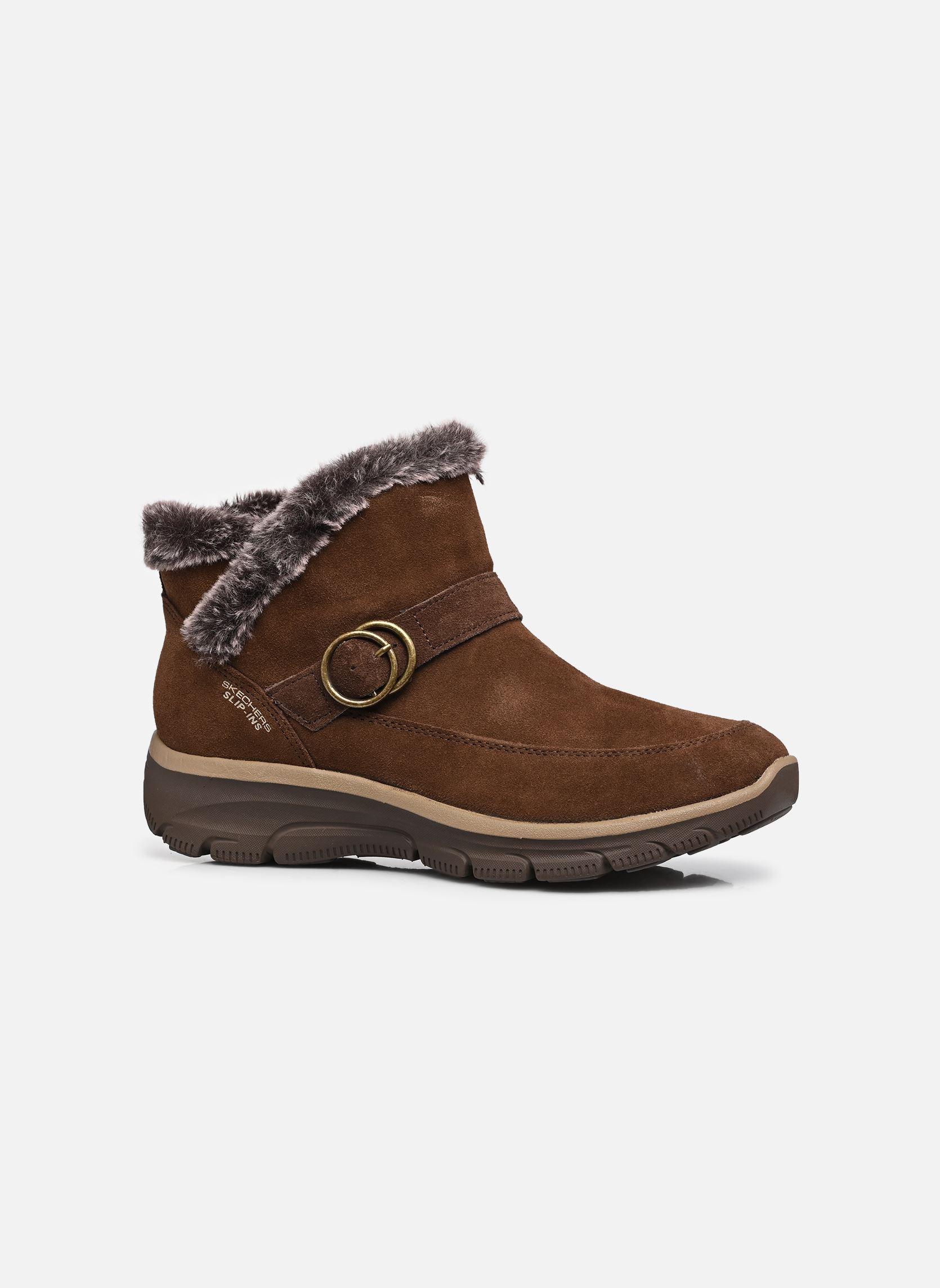 Bottines et boots SLIP-INS Easy Going - G Winter femme marron Skechers Bottines et boots SLIP-INS Easy Going - G Winter femme marron CHOC