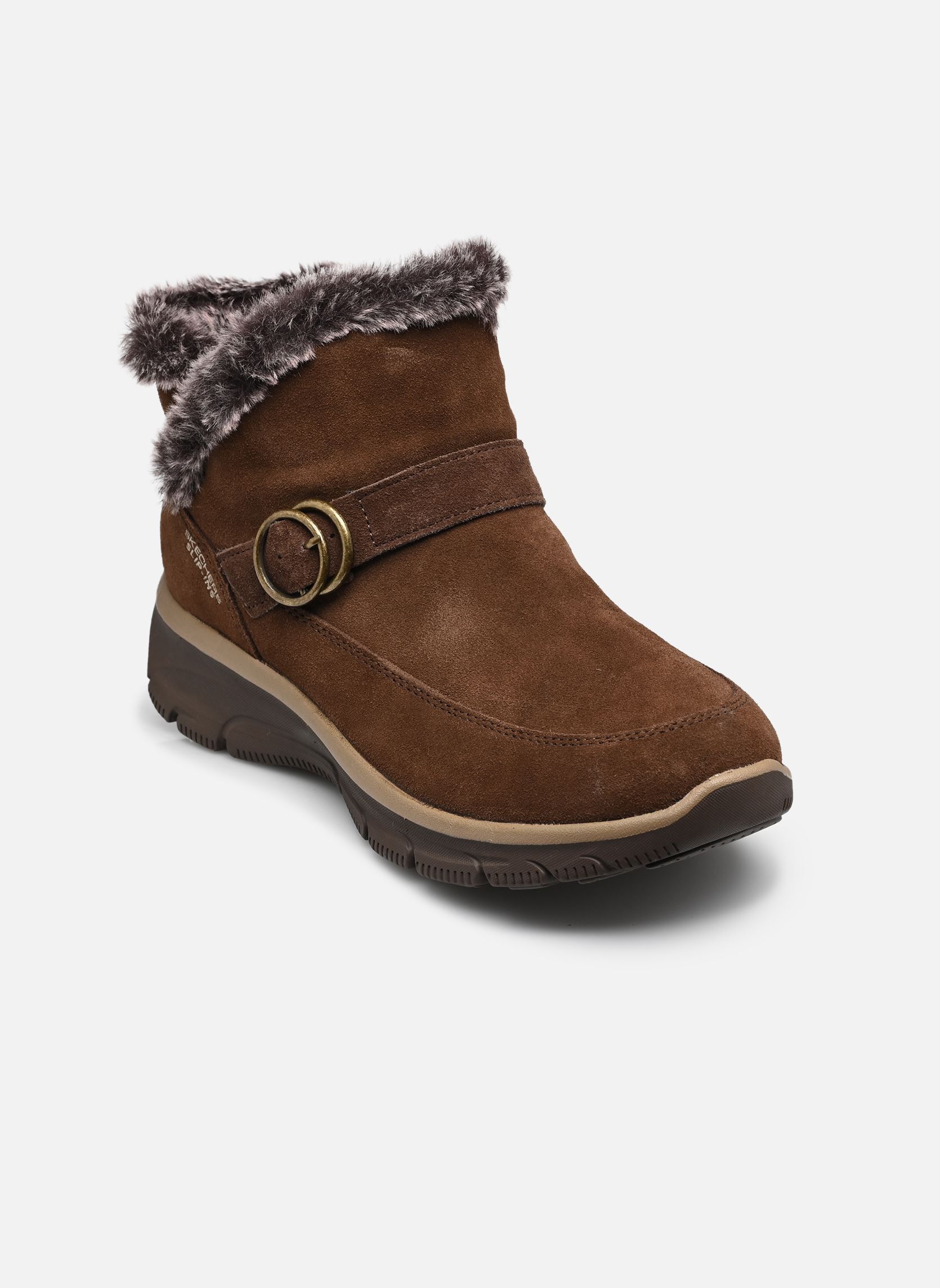 Bottines et boots SLIP-INS Easy Going - G Winter femme marron Skechers Bottines et boots SLIP-INS Easy Going - G Winter femme marron CHOC
