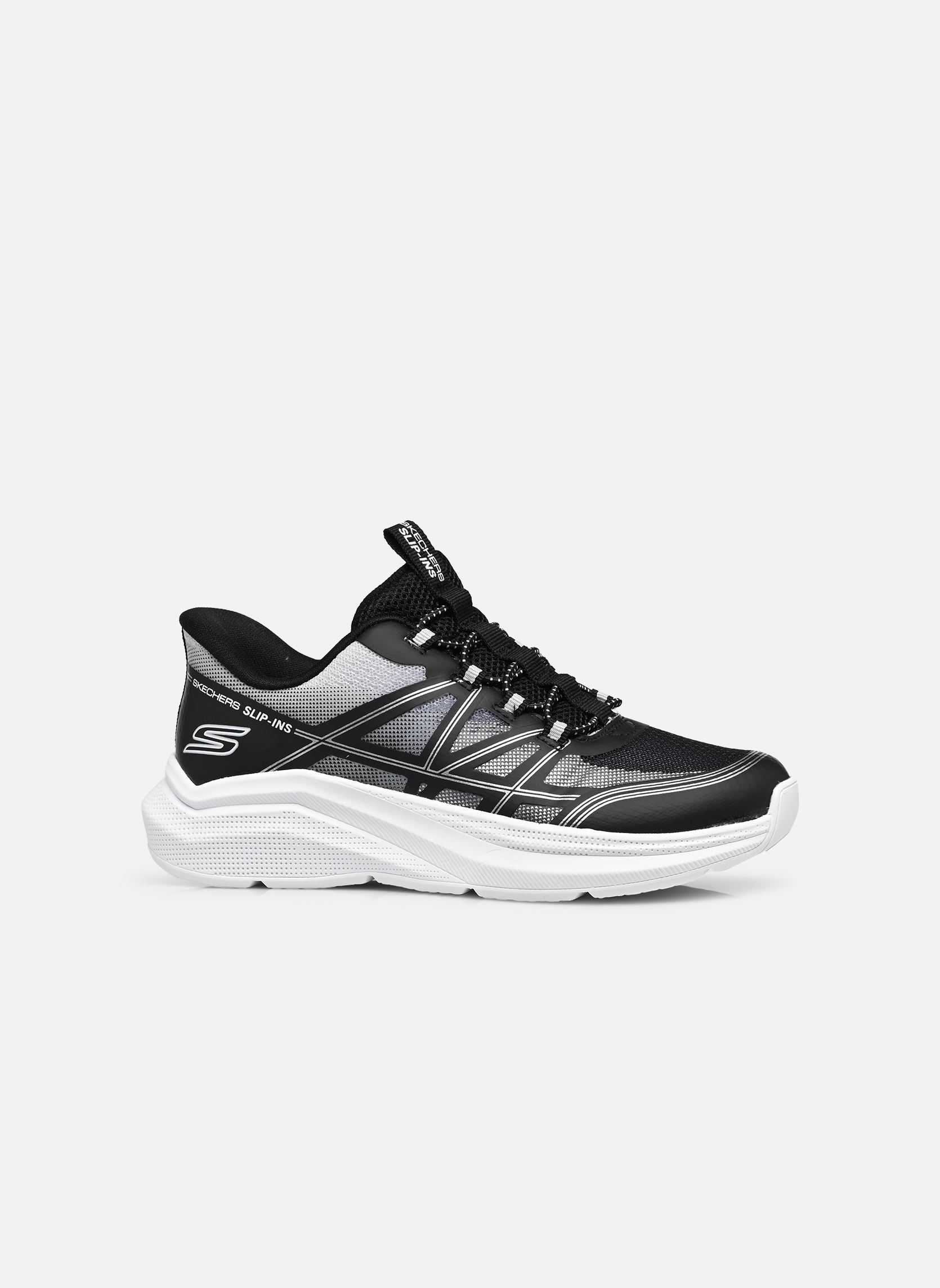 Sneakers SLIP-INS Microspec Velocity - G jongens zwart Skechers Sneakers SLIP-INS Microspec Velocity - G jongens zwart BKSL