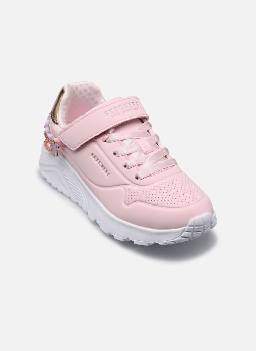 Skechers Baskets Uno Lite - Charming Style fille rose