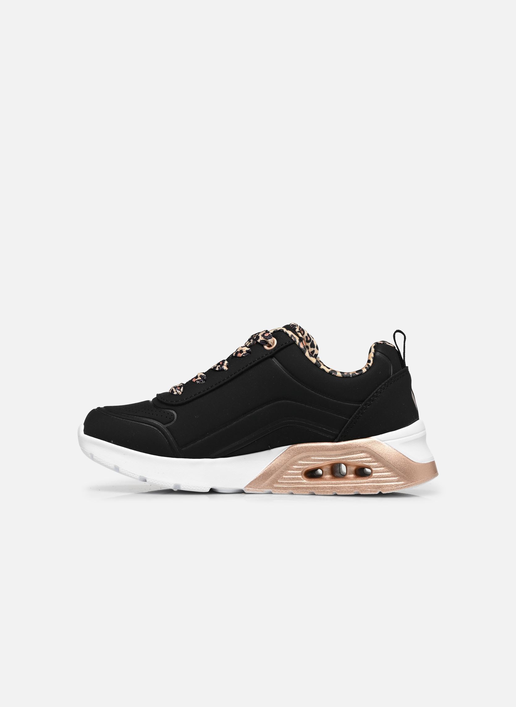 Sneaker Uno Lite 2.0 - Leopard Stride mädchen schwarz Skechers Sneaker Uno Lite 2.0 - Leopard Stride mädchen schwarz BLK