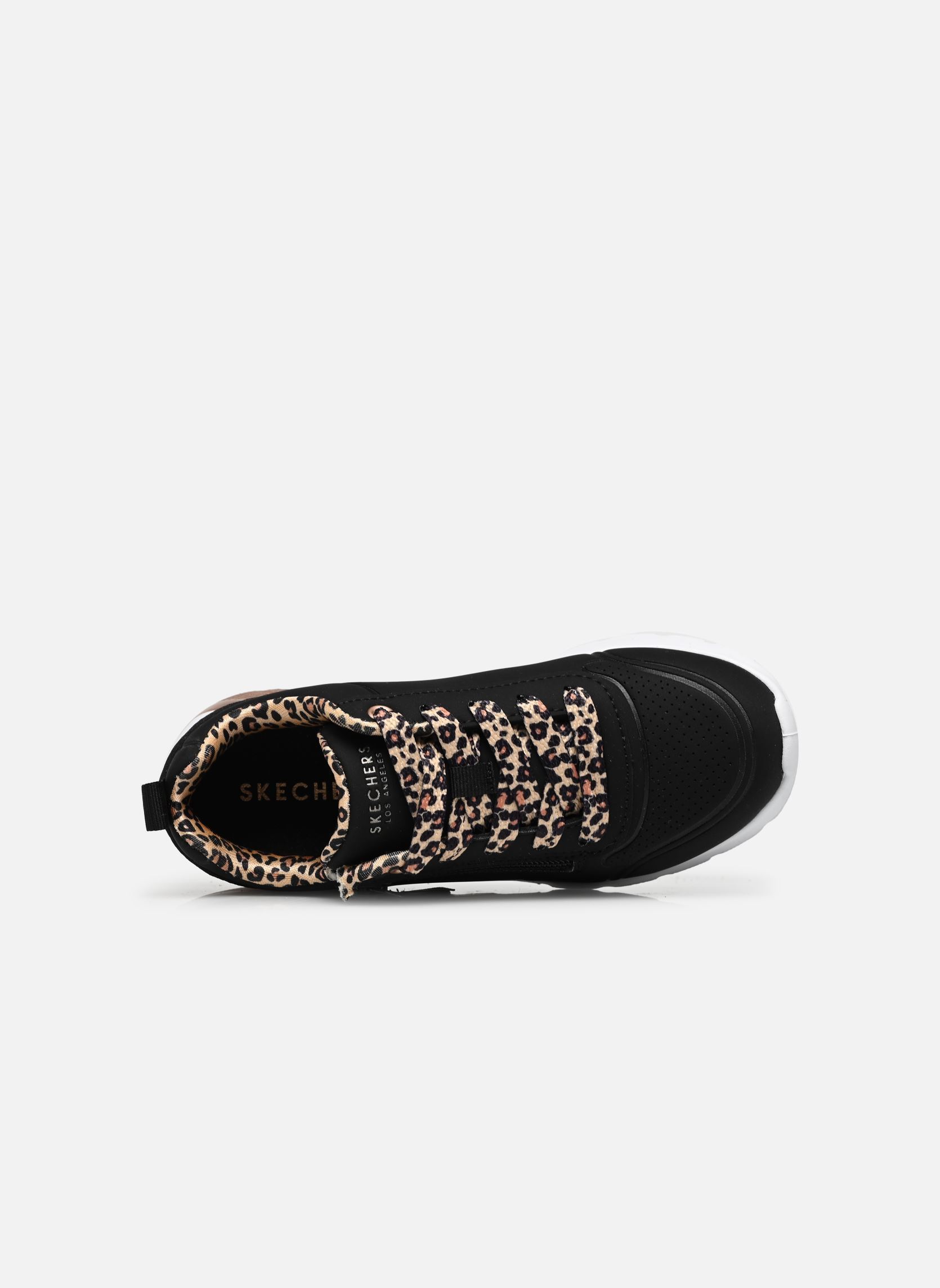 Sneaker Uno Lite 2.0 - Leopard Stride mädchen schwarz Skechers Sneaker Uno Lite 2.0 - Leopard Stride mädchen schwarz BLK