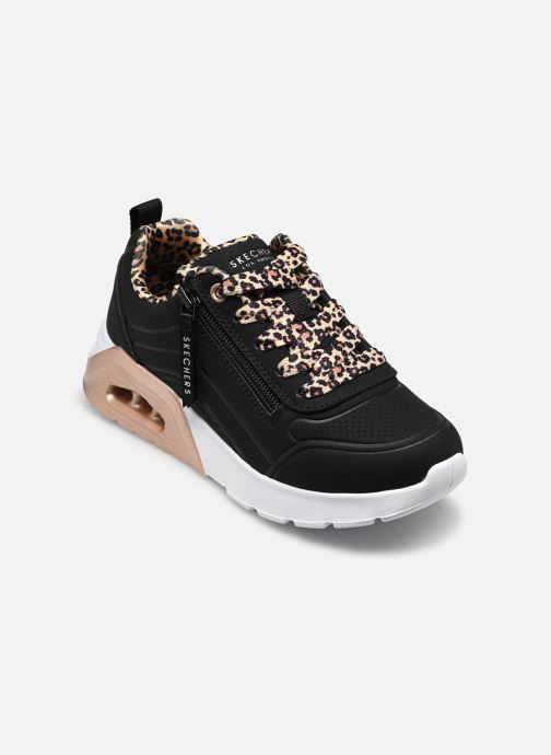 Skechers Sneaker Uno Lite 2.0 - Leopard Stride mädchen schwarz