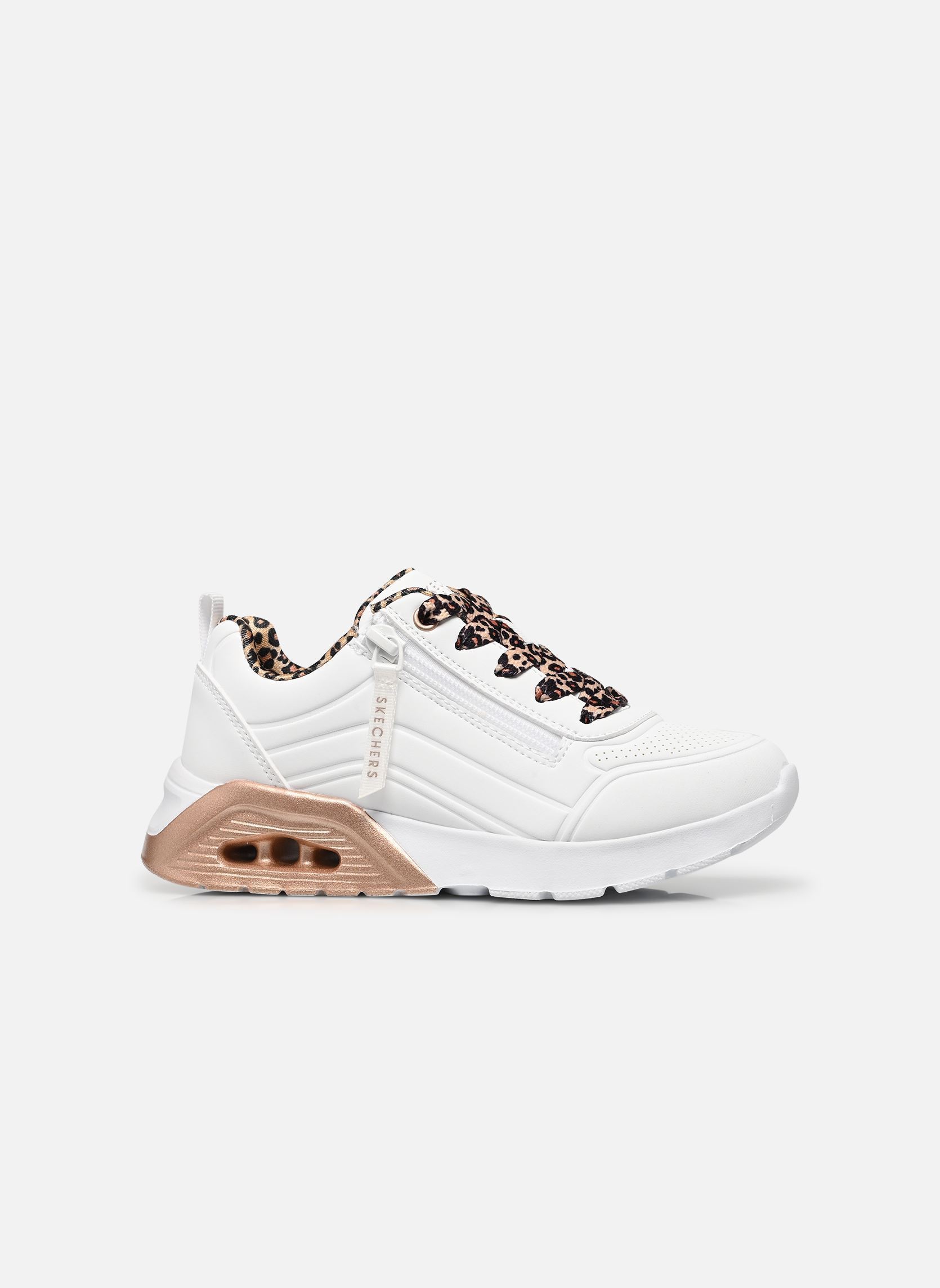 Sneaker Uno Lite 2.0 - Leopard Stride mädchen weiß Skechers Sneaker Uno Lite 2.0 - Leopard Stride mädchen weiß WHT