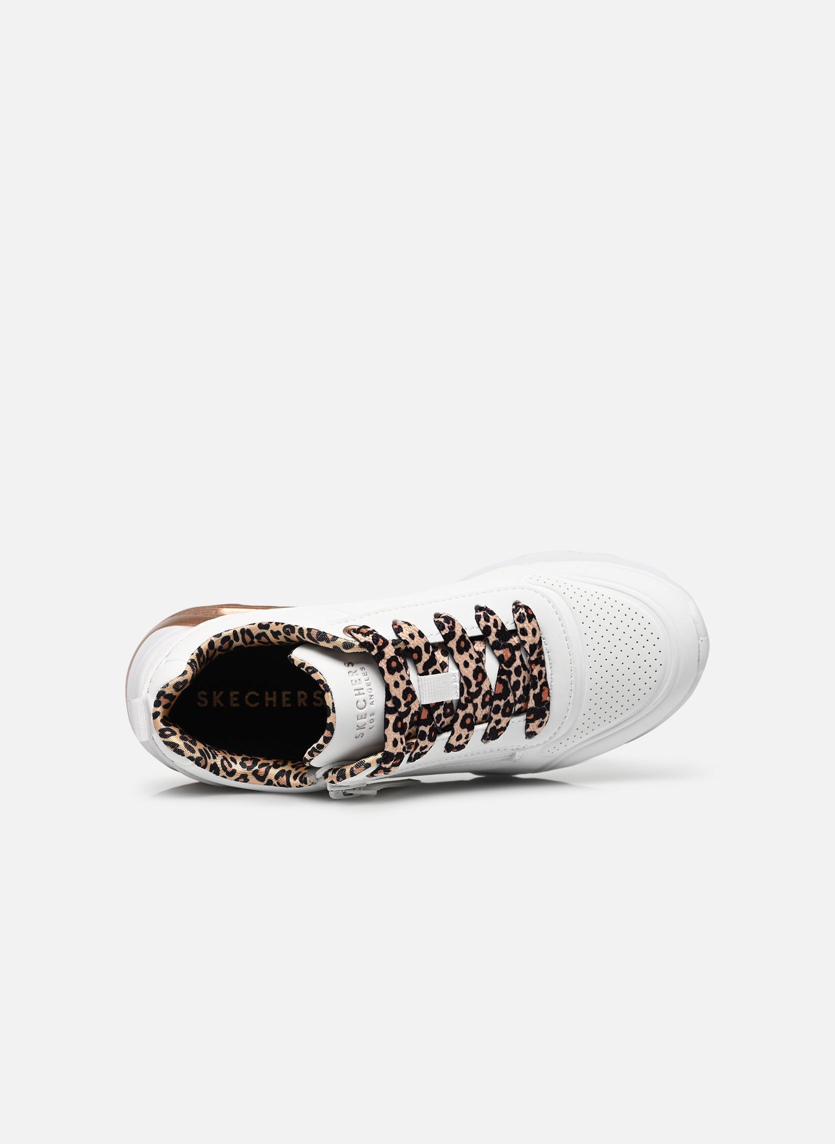 Sneaker Uno Lite 2.0 - Leopard Stride mädchen weiß Skechers Sneaker Uno Lite 2.0 - Leopard Stride mädchen weiß WHT