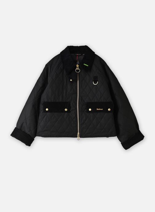 Barbour Vestes Icons Quilted Spey Wax Jacket femme noir