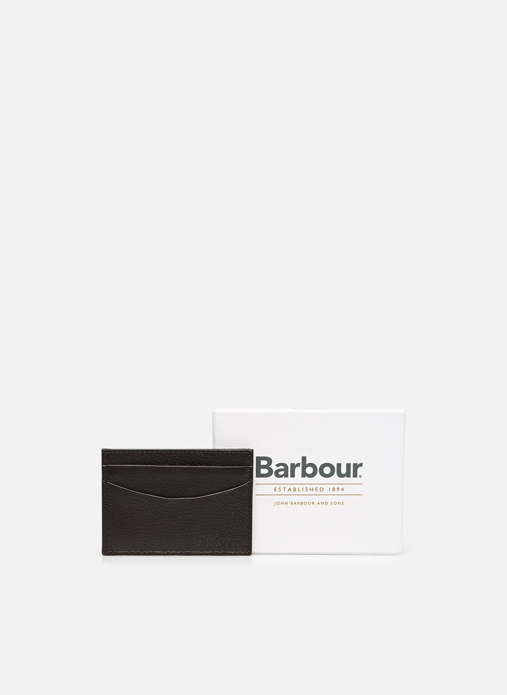 Petite maroquinerie Amble Leather Card Holder homme marron Barbour Petite maroquinerie Amble Leather Card Holder homme marron DARK BROWN