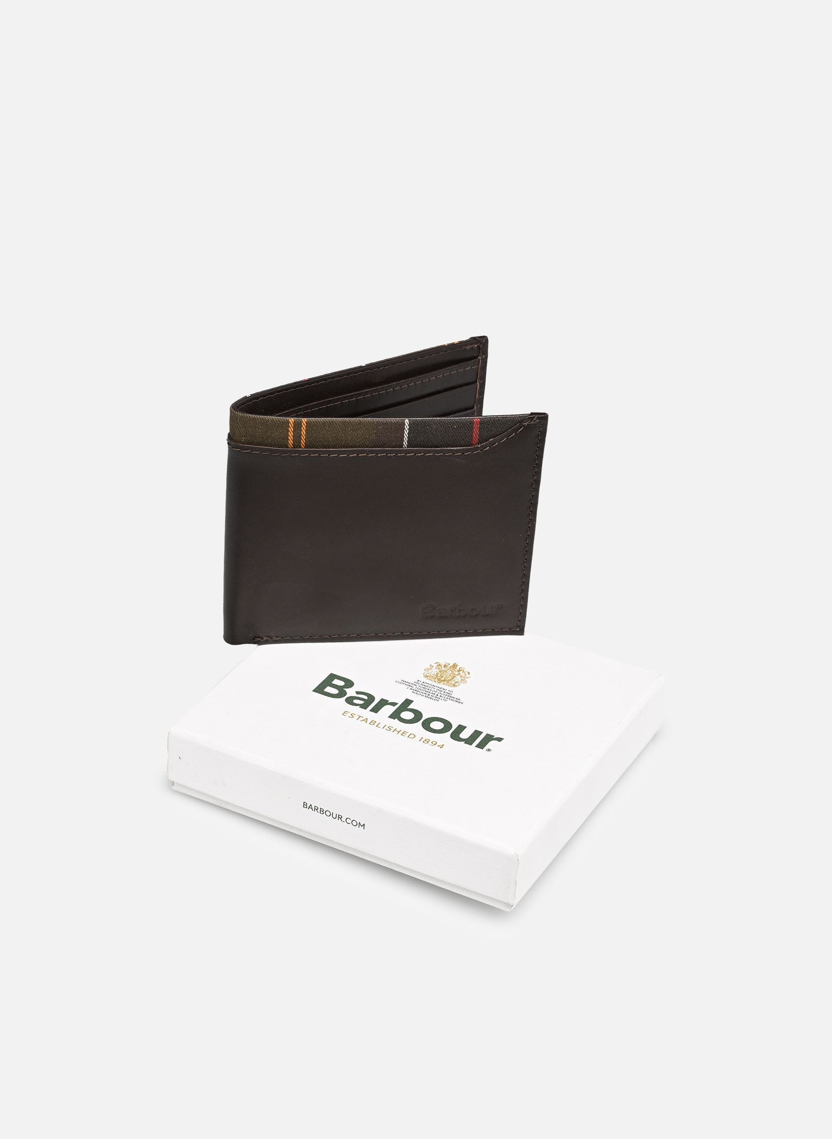Petite maroquinerie Brodick Leather/Tartan Billfold Wallet homme marron Barbour Petite maroquinerie Brodick Leather/Tartan Billfold Wallet homme marron BROWN/CLASSIC