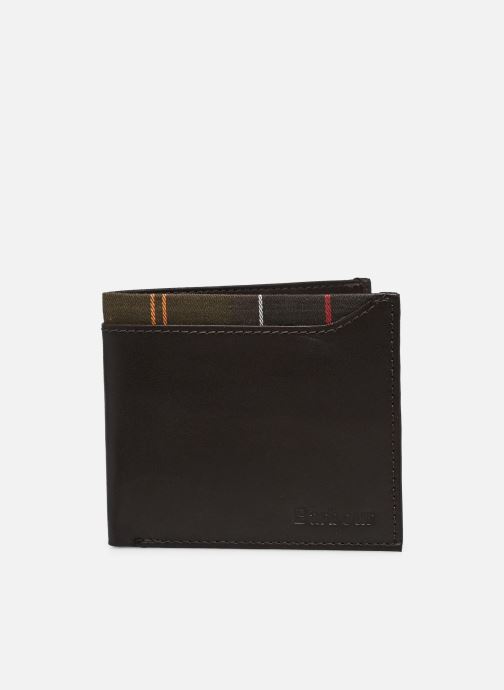 Barbour Petite maroquinerie Brodick Leather/Tartan Billfold Wallet homme marron