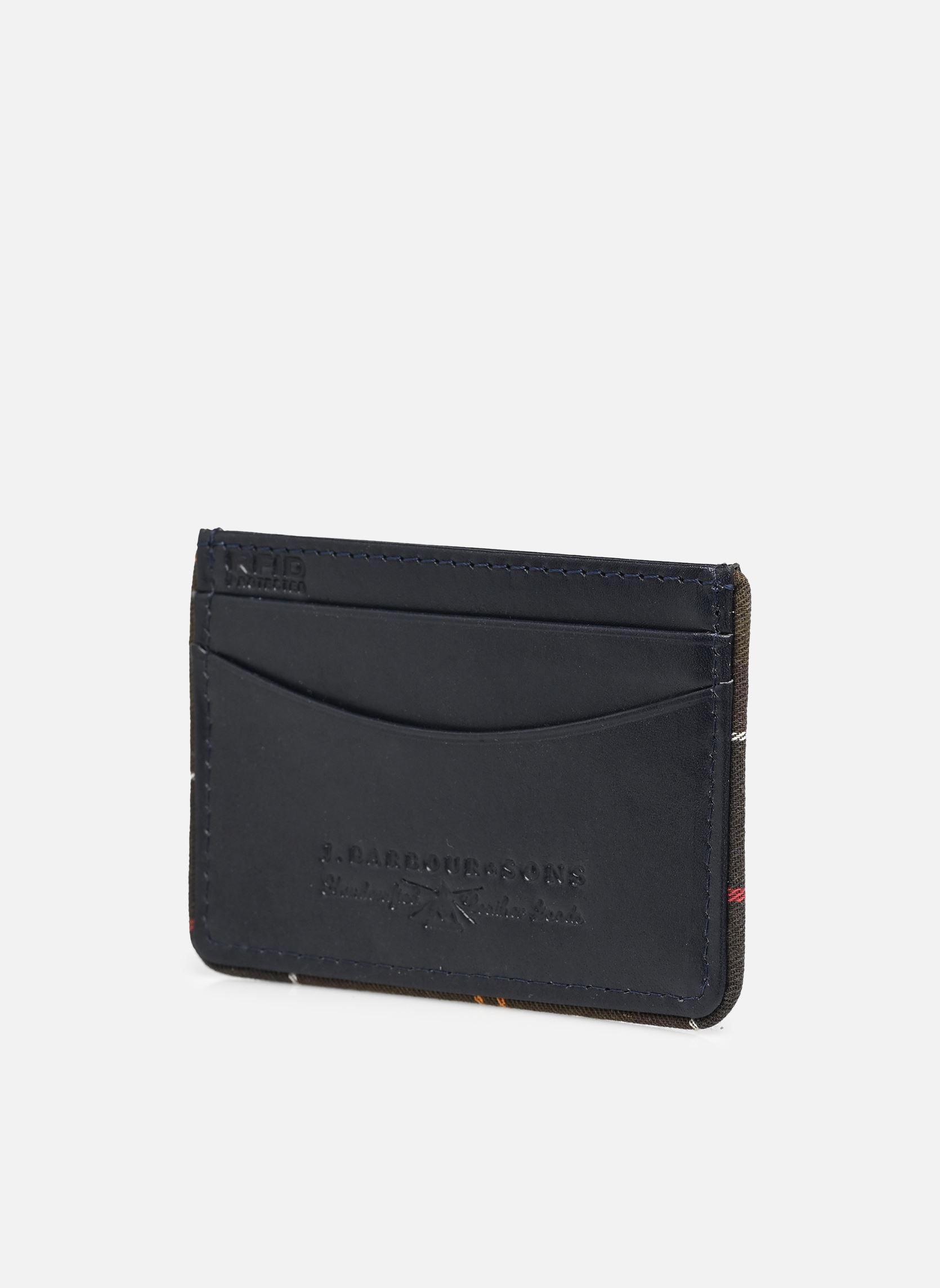 Petite maroquinerie Chatton Leather Card Holder homme noir Barbour Petite maroquinerie Chatton Leather Card Holder homme noir NAVY/CLASSIC