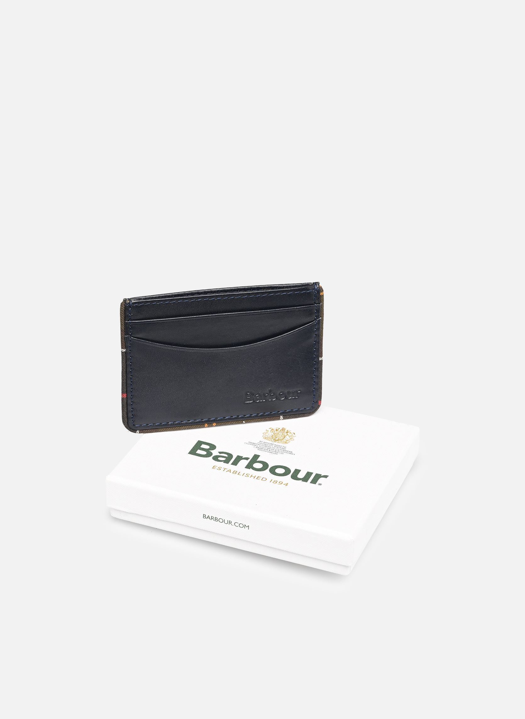 Petite maroquinerie Chatton Leather Card Holder homme noir Barbour Petite maroquinerie Chatton Leather Card Holder homme noir NAVY/CLASSIC