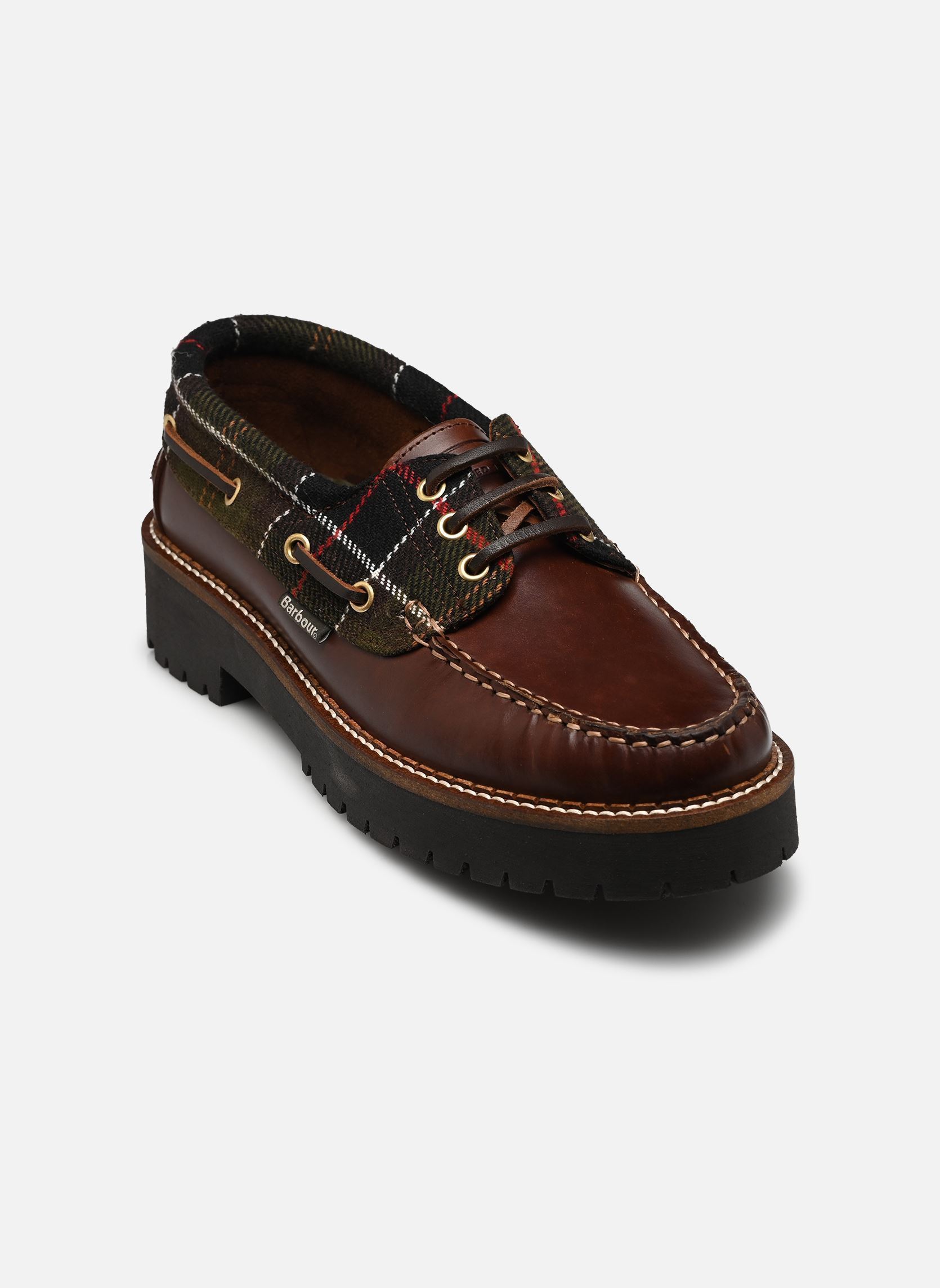 Chaussures bateaux Darras Boat Shoe femme marron Barbour Chaussures bateaux Darras Boat Shoe femme marron BROWN/CLASSIC TARTAN