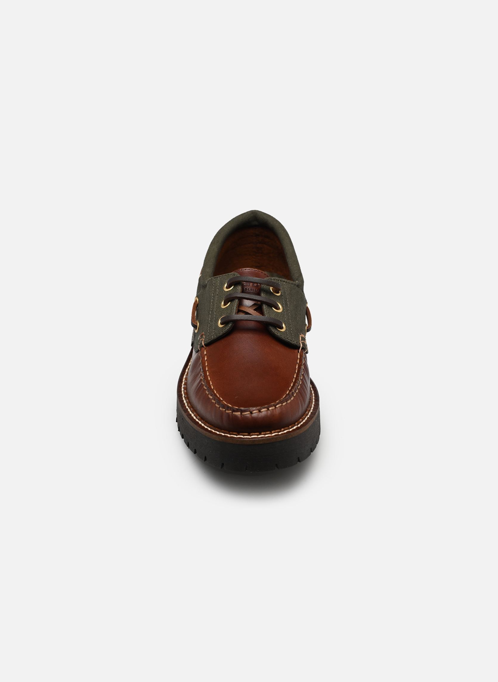 Chaussures bateaux Darras Boat Shoe femme marron Barbour Chaussures bateaux Darras Boat Shoe femme marron MAHOGANY/OLIVE