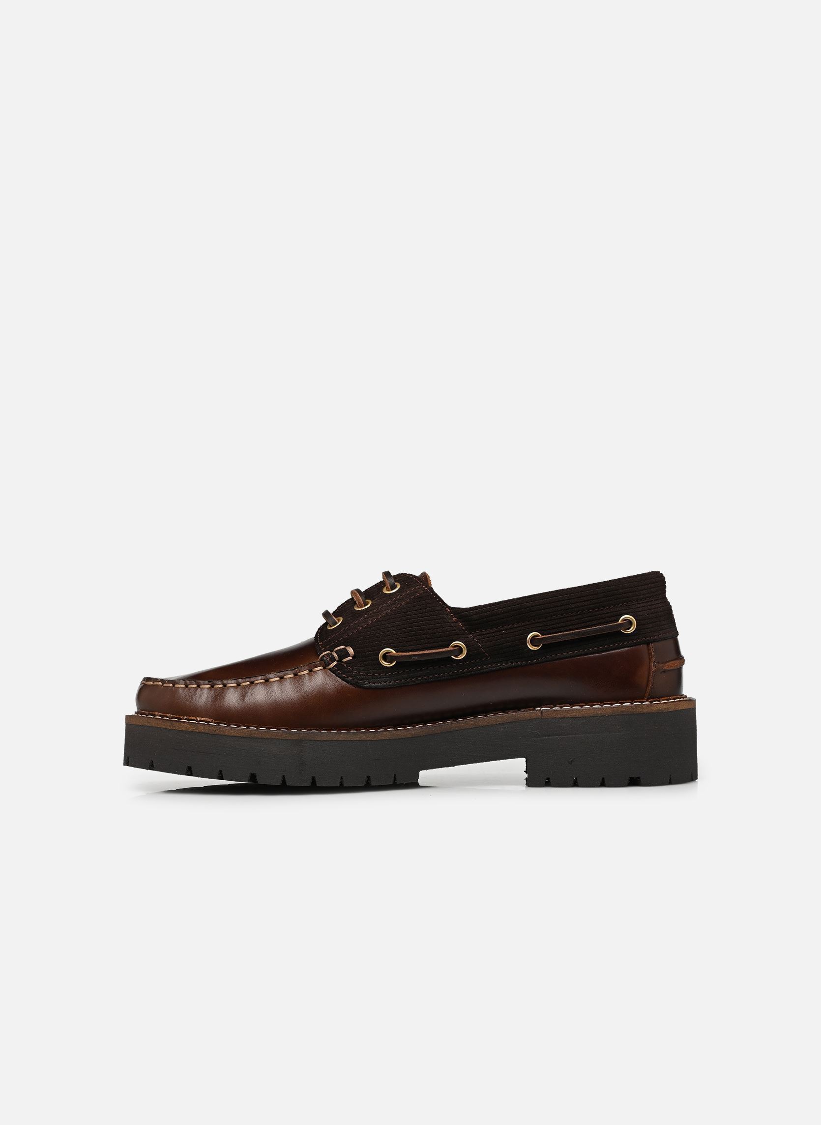 Chaussures bateaux Darras Boat Shoe femme marron Barbour Chaussures bateaux Darras Boat Shoe femme marron DK BROWN/BROWN CORD