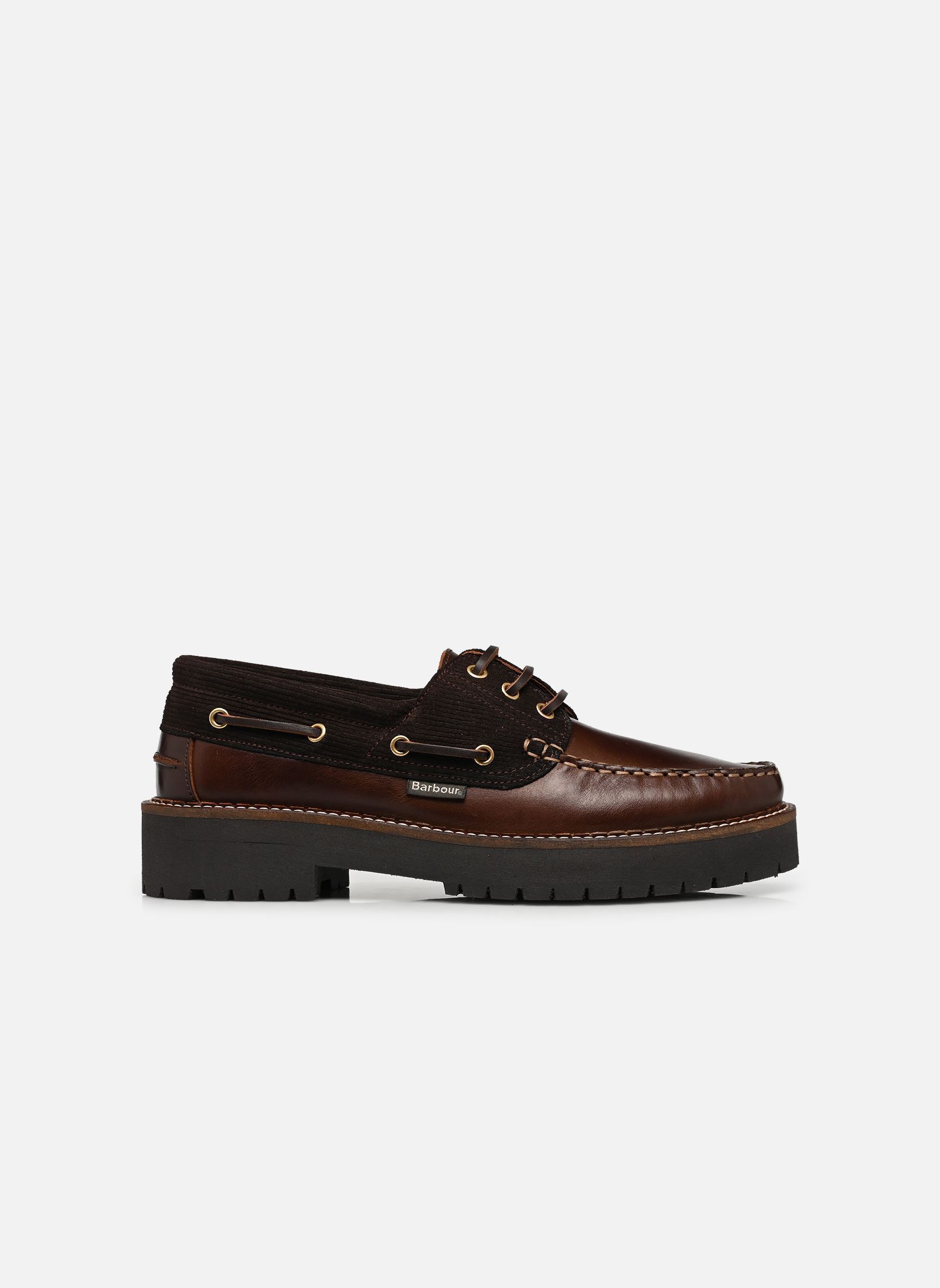 Chaussures bateaux Darras Boat Shoe femme marron Barbour Chaussures bateaux Darras Boat Shoe femme marron DK BROWN/BROWN CORD