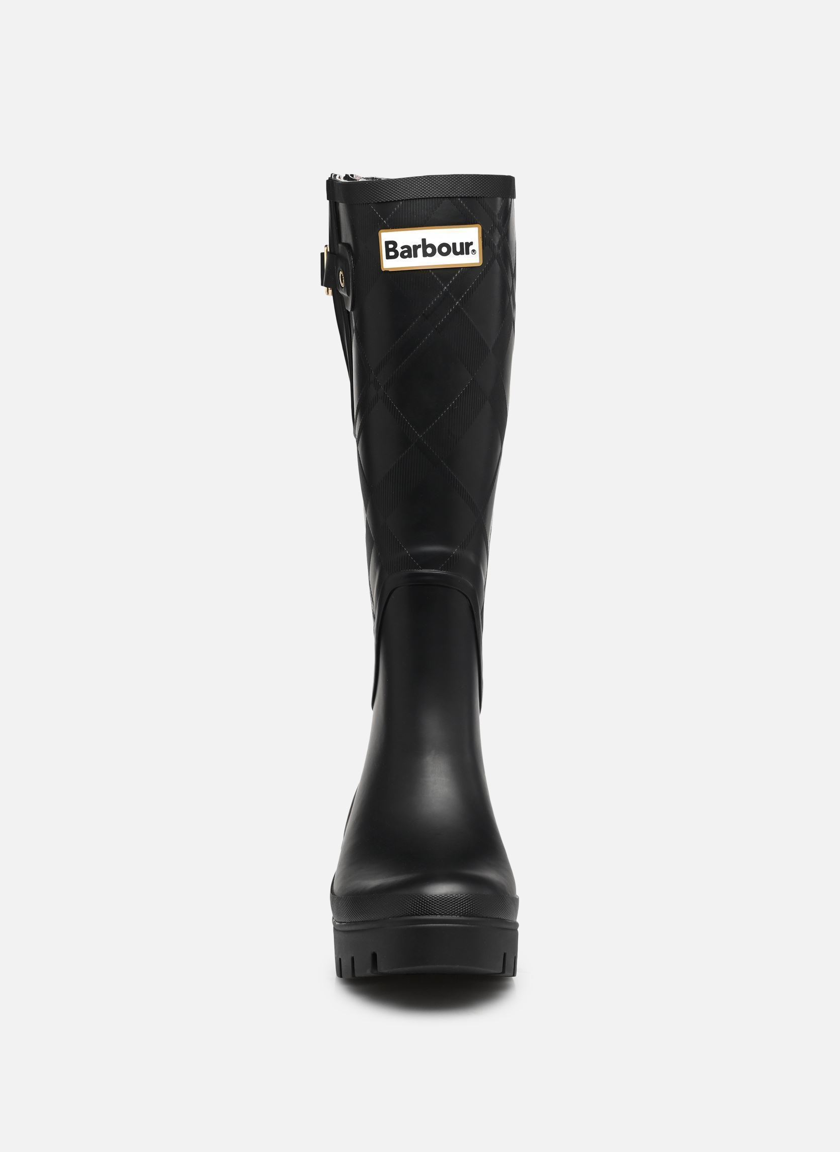 Gummistiefel Leighton Tartan Tall Welly damen schwarz Barbour Gummistiefel Leighton Tartan Tall Welly damen schwarz BLACK