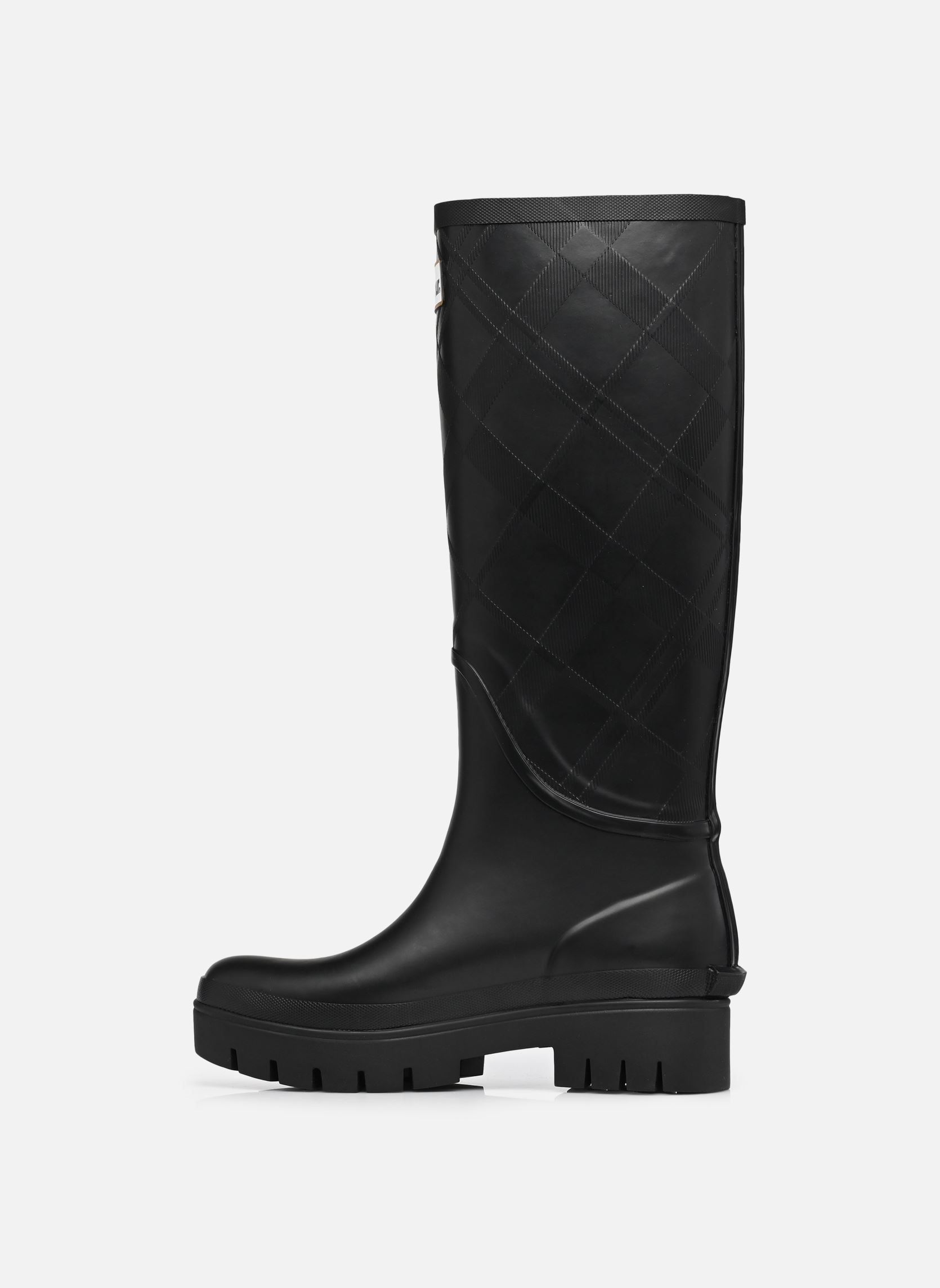 Gummistiefel Leighton Tartan Tall Welly damen schwarz Barbour Gummistiefel Leighton Tartan Tall Welly damen schwarz BLACK