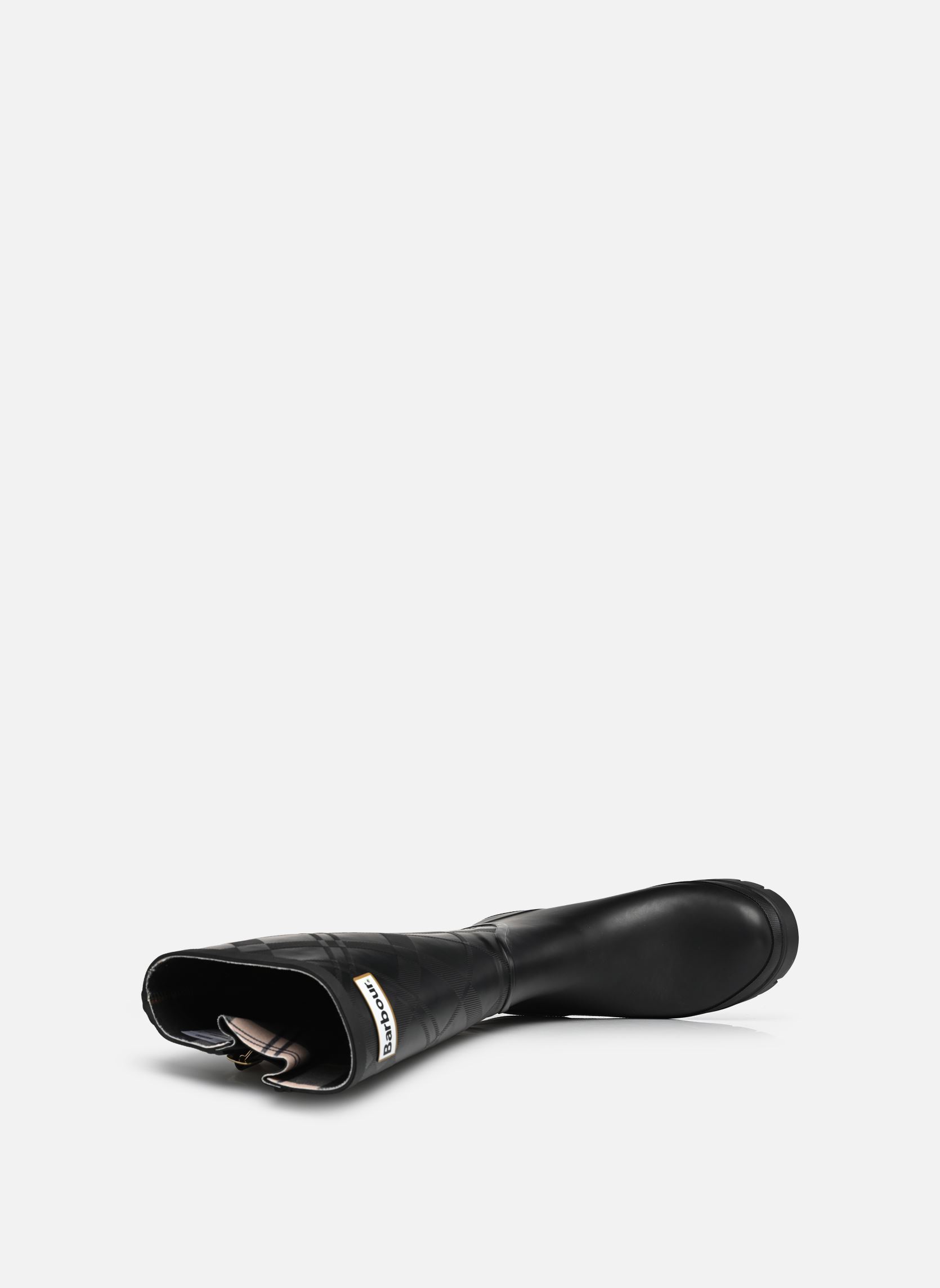 Gummistiefel Leighton Tartan Tall Welly damen schwarz Barbour Gummistiefel Leighton Tartan Tall Welly damen schwarz BLACK