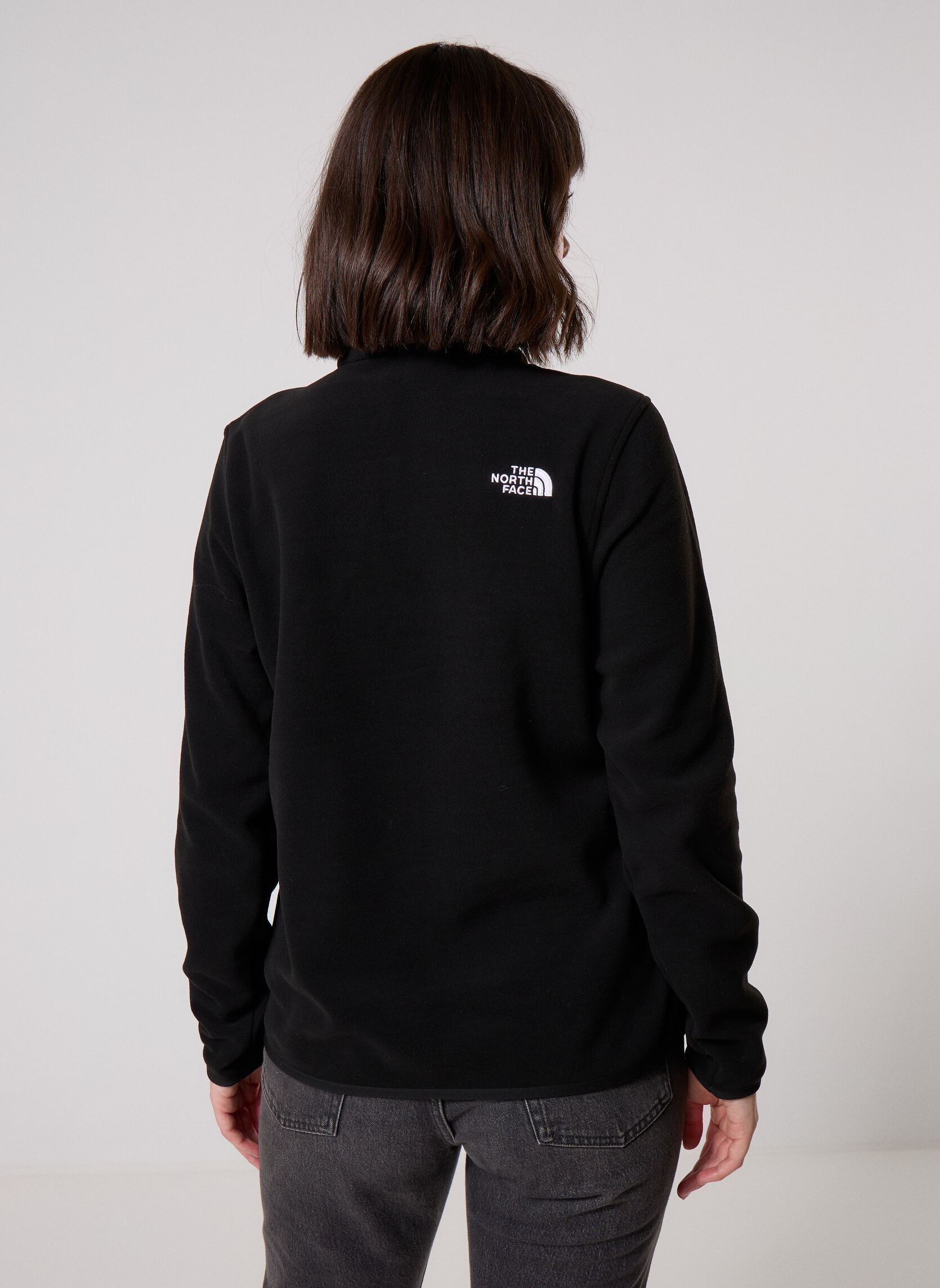 Fleece truien W Glacier Fleece 1/4 Zip Jacket dames zwart The North Face Fleece truien W Glacier Fleece 1/4 Zip Jacket dames zwart TNF BLACK