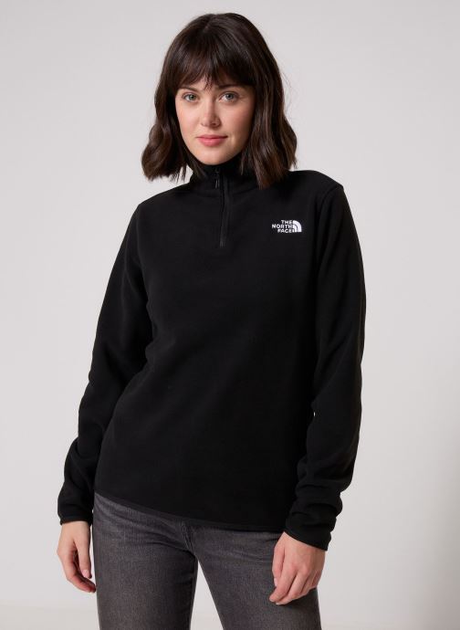 The North Face Fleece-Jacken W Glacier Fleece 1/4 Zip Jacket damen schwarz