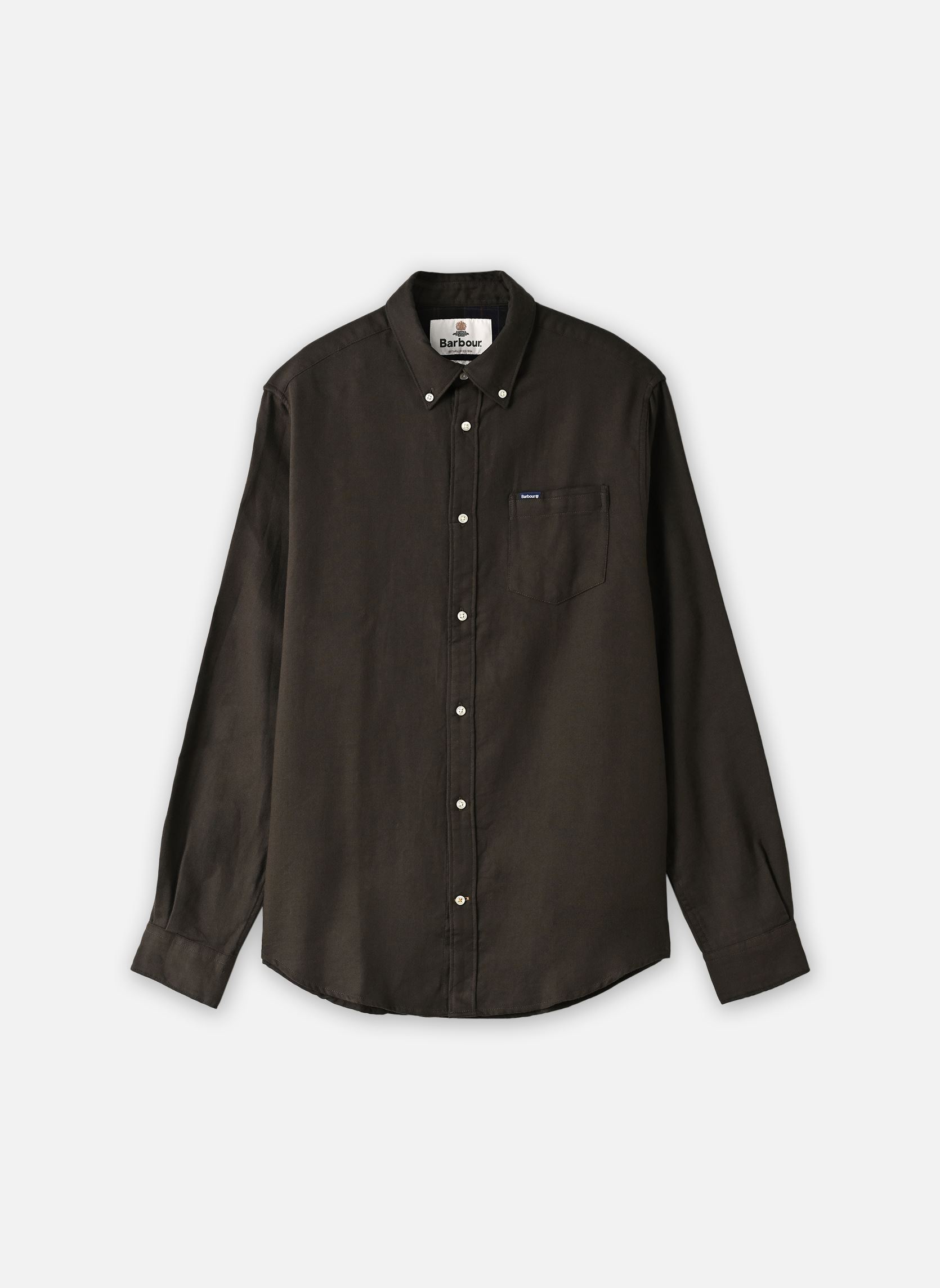 Hemden Buckley Tailored Herringbone Shirt herren grün Barbour Hemden Buckley Tailored Herringbone Shirt herren grün SAGE