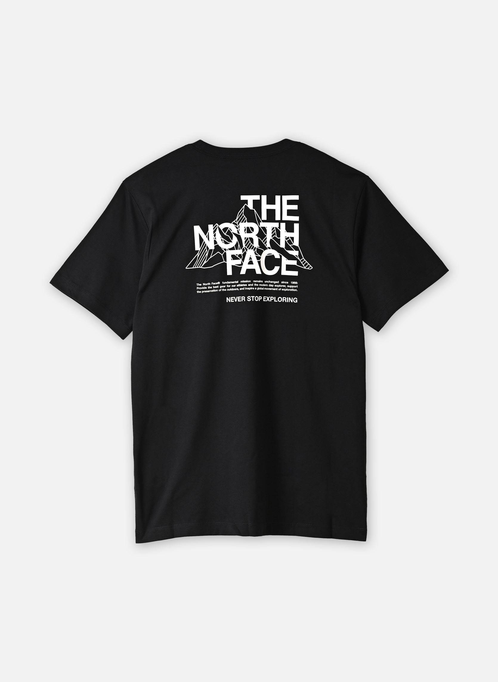 Tee-shirts M Mountain Sketch Regular Short Sleeve homme noir The North Face Tee-shirts M Mountain Sketch Regular Short Sleeve homme noir TNF BLACK