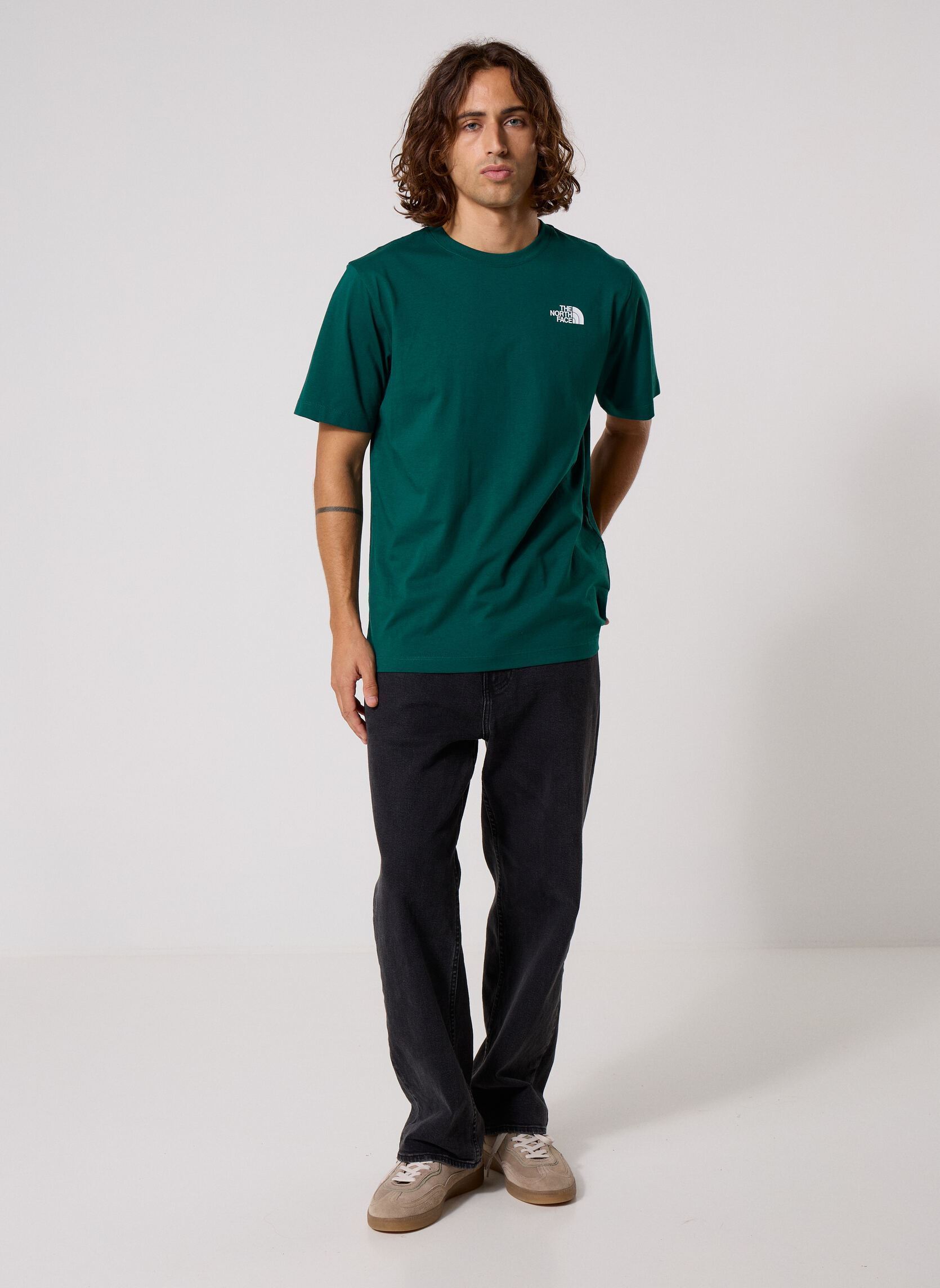 Tee-shirts M Mountain Sketch Regular Short Sleeve homme vert The North Face Tee-shirts M Mountain Sketch Regular Short Sleeve homme vert PACIFIC TEAL