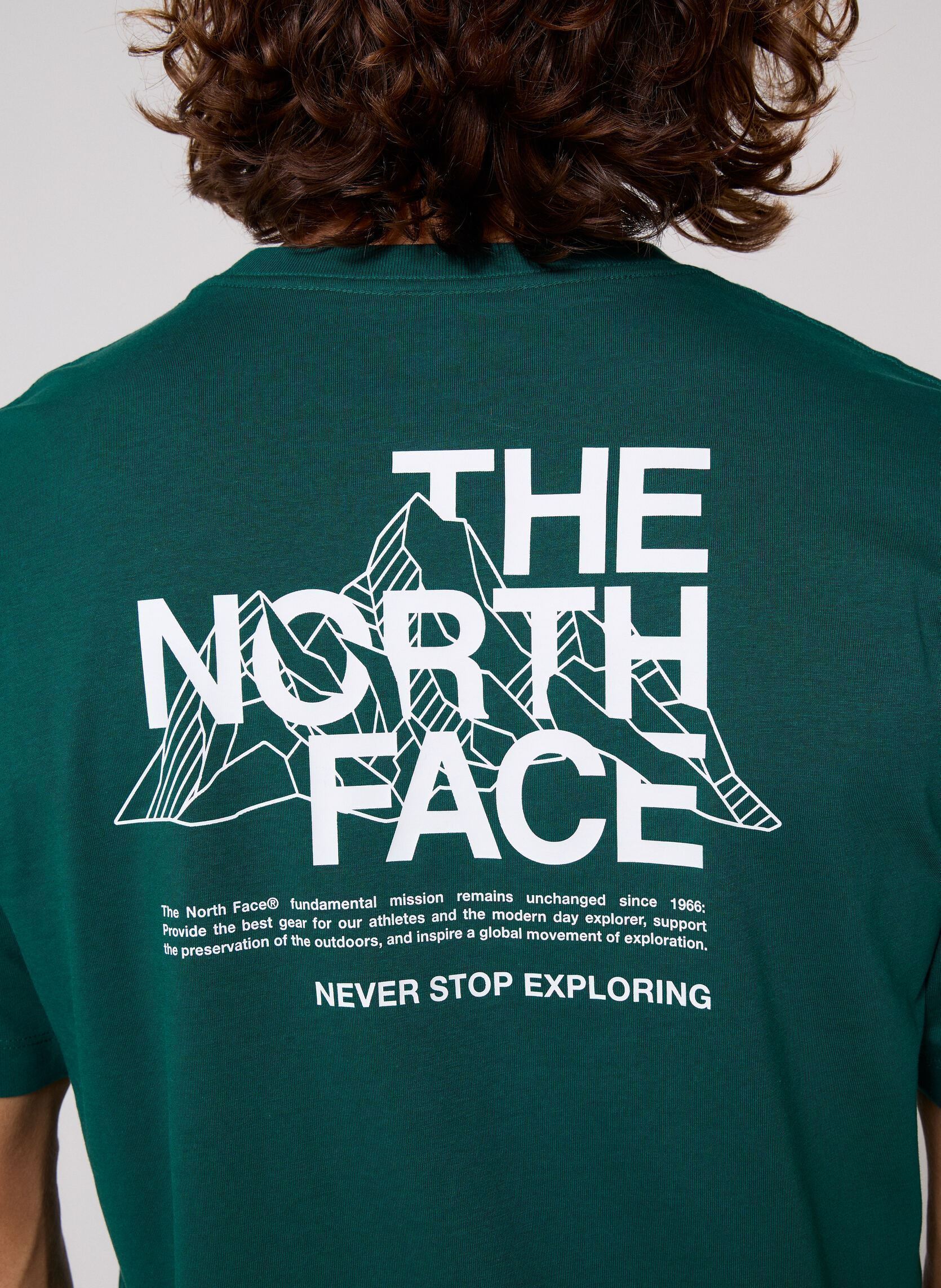 Tee-shirts M Mountain Sketch Regular Short Sleeve homme vert The North Face Tee-shirts M Mountain Sketch Regular Short Sleeve homme vert PACIFIC TEAL